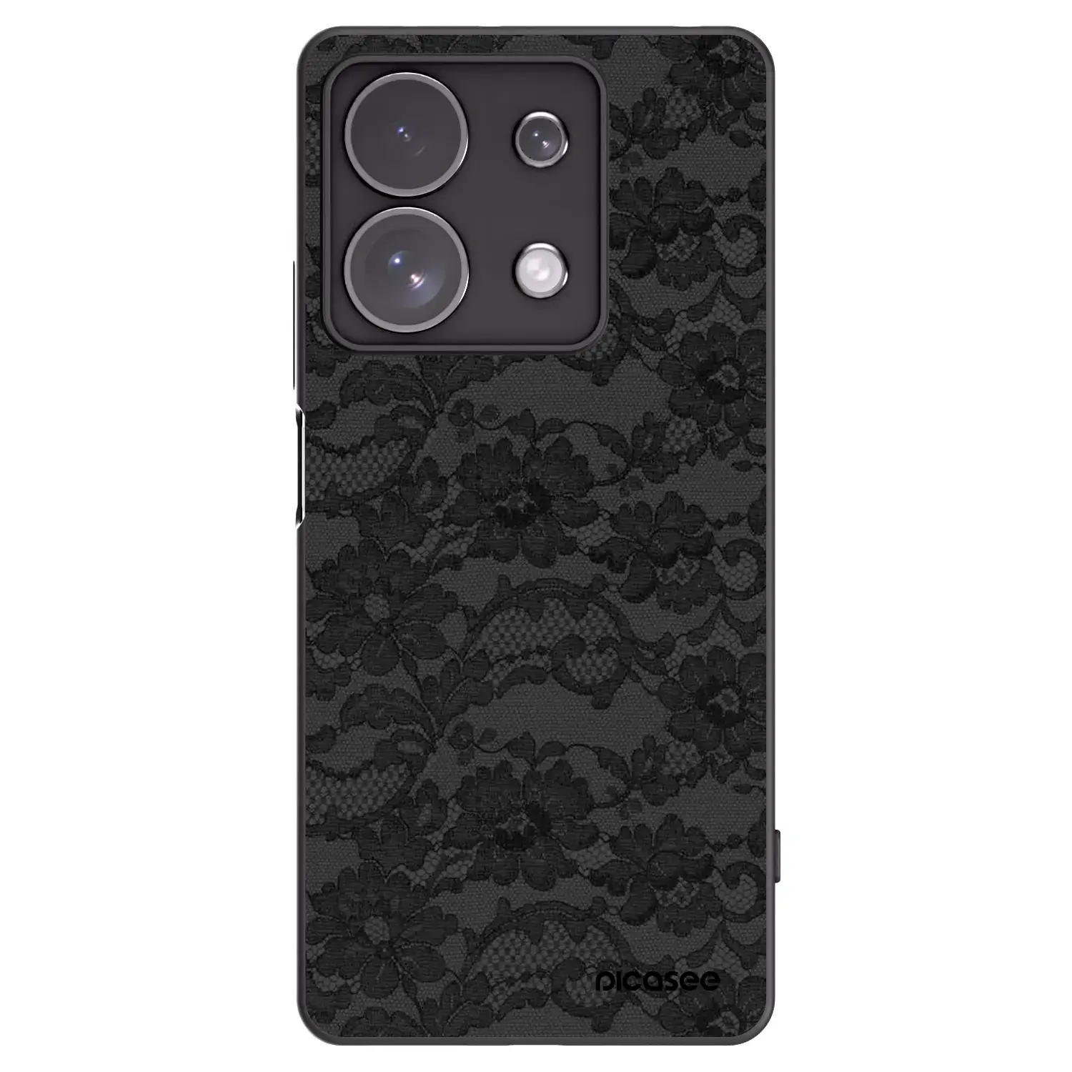 Silikonový černý obal pro Xiaomi Redmi Note 13 Pro 4G - Dark Elegance