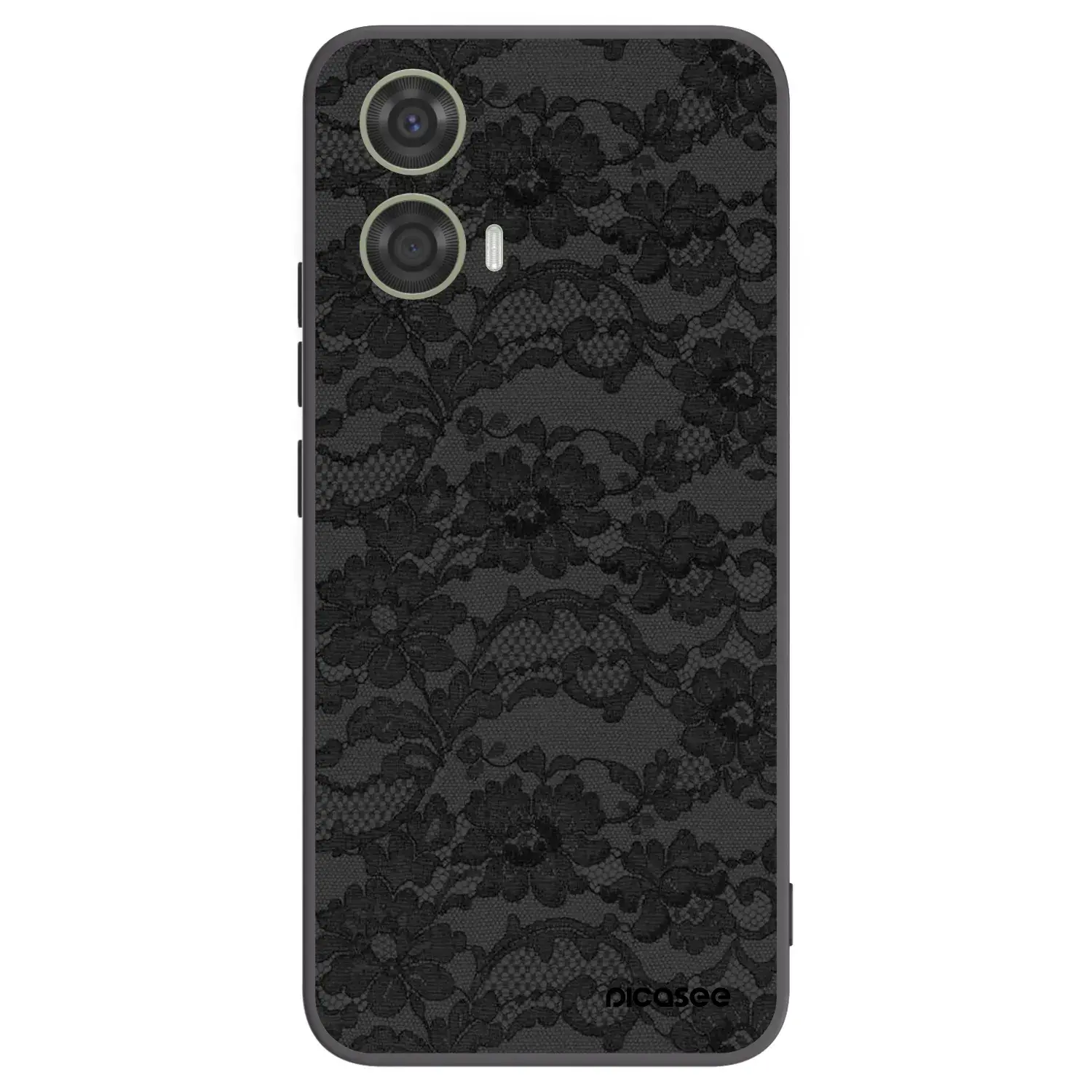 Silikonový černý obal pro Motorola Moto G24 - Dark Elegance