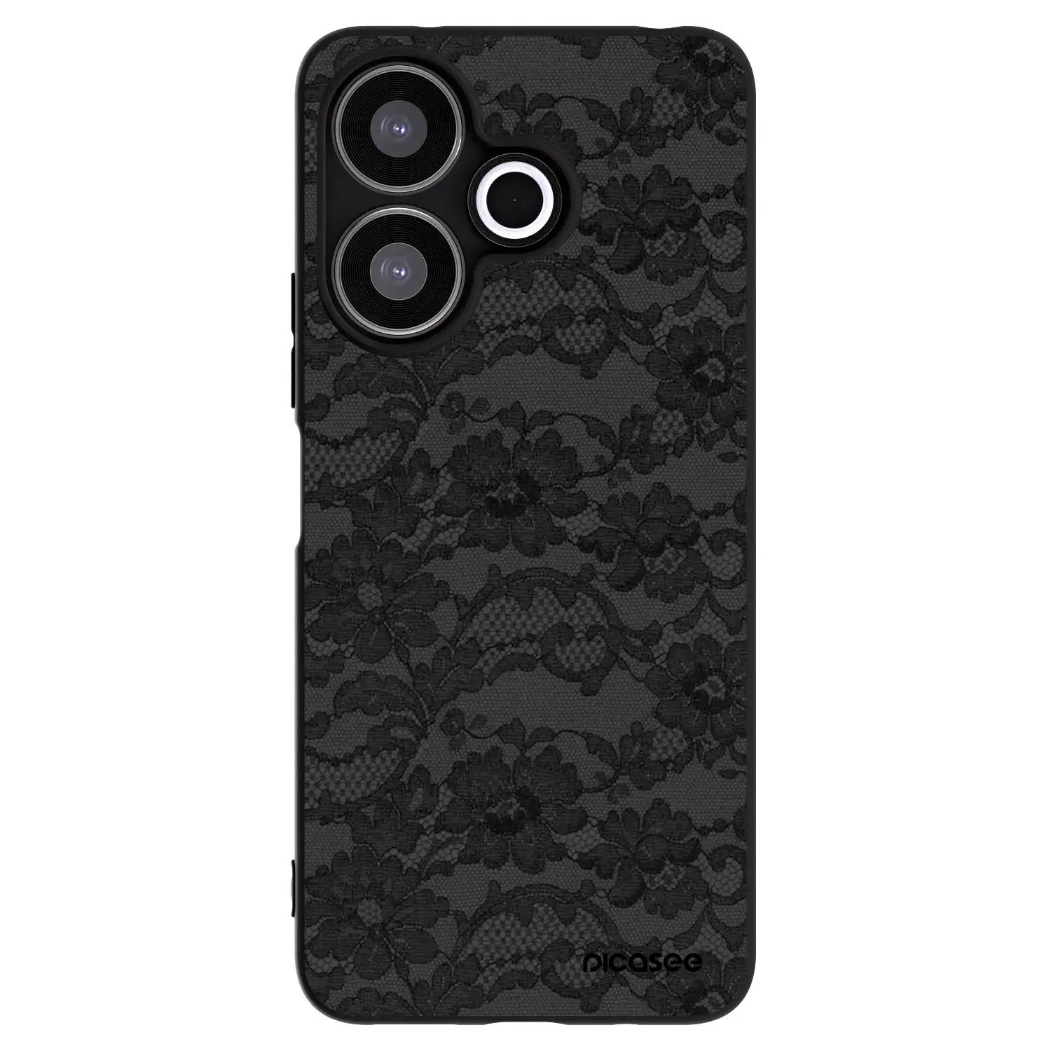 Silikonový černý obal pro Xiaomi Redmi 13 4G - Dark Elegance