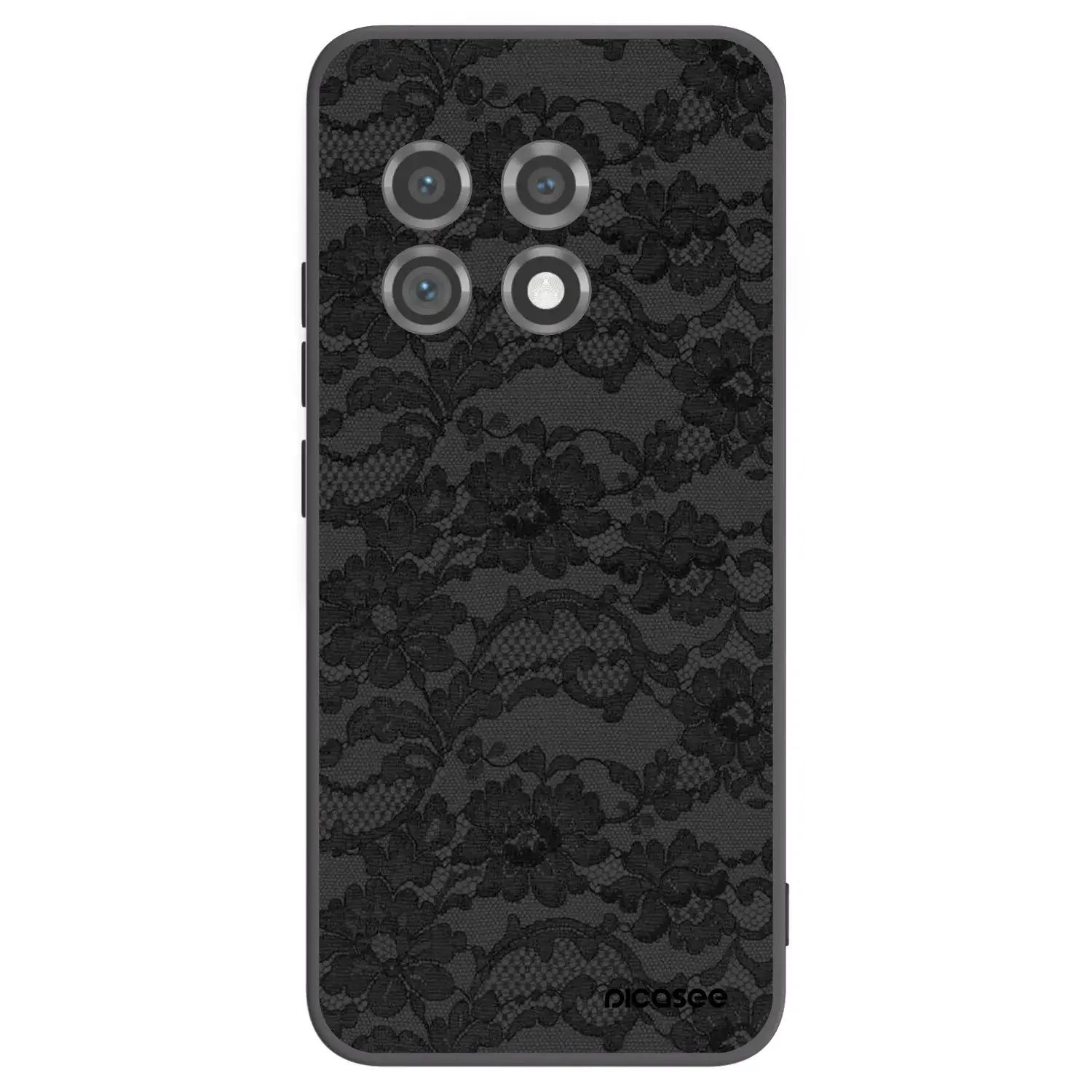 Silikonový černý obal pro OnePlus 11 5G - Dark Elegance