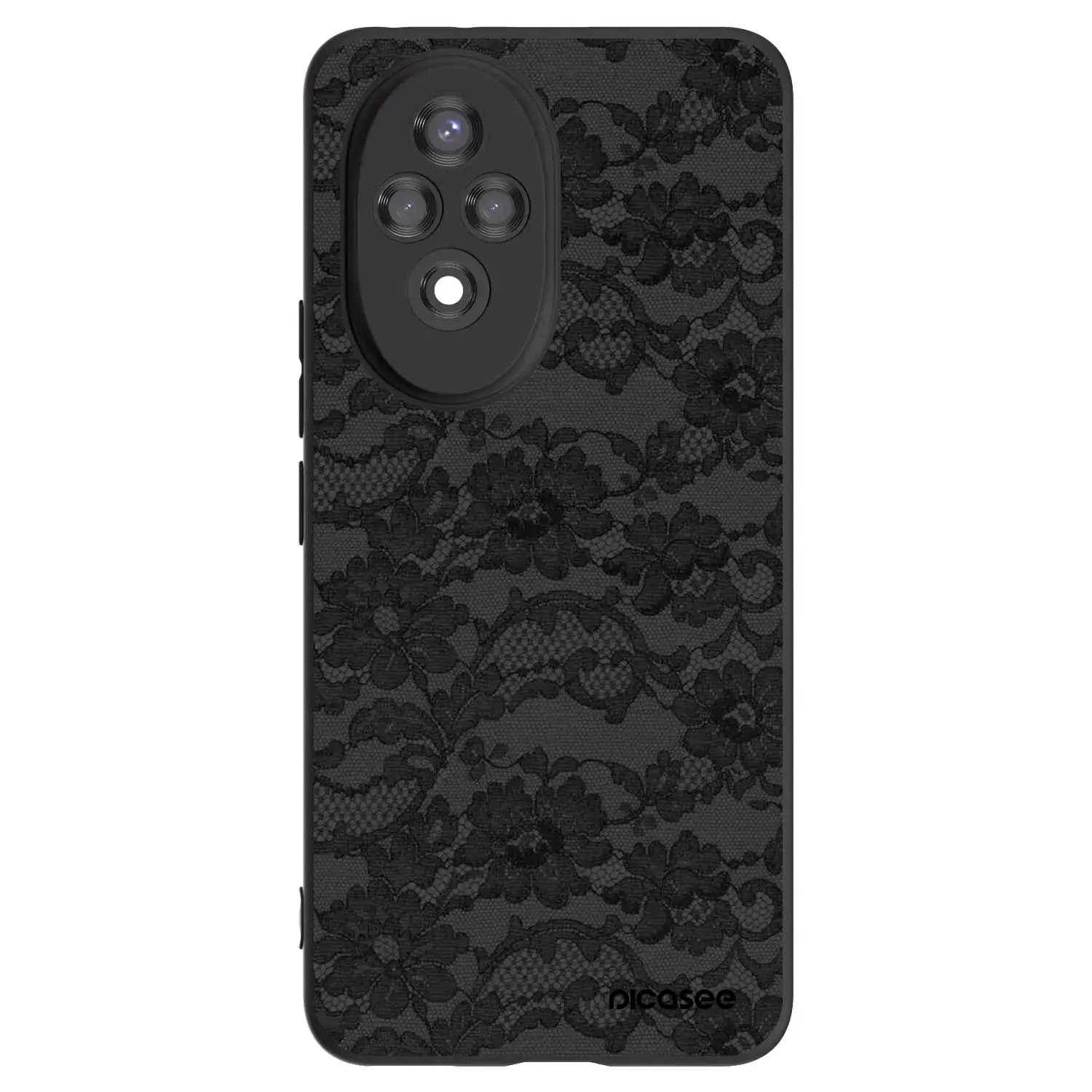 Silikonový černý obal pro Honor 200 Pro 5G - Dark Elegance