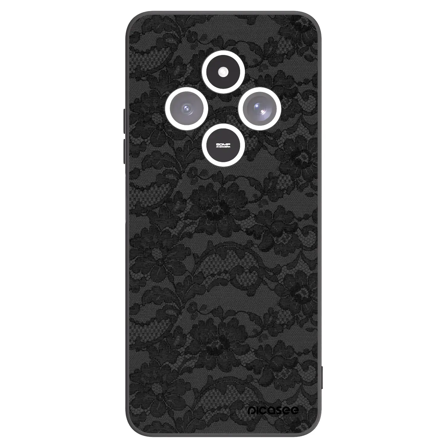 Silikonový černý obal pro Xiaomi Redmi 14C - Dark Elegance