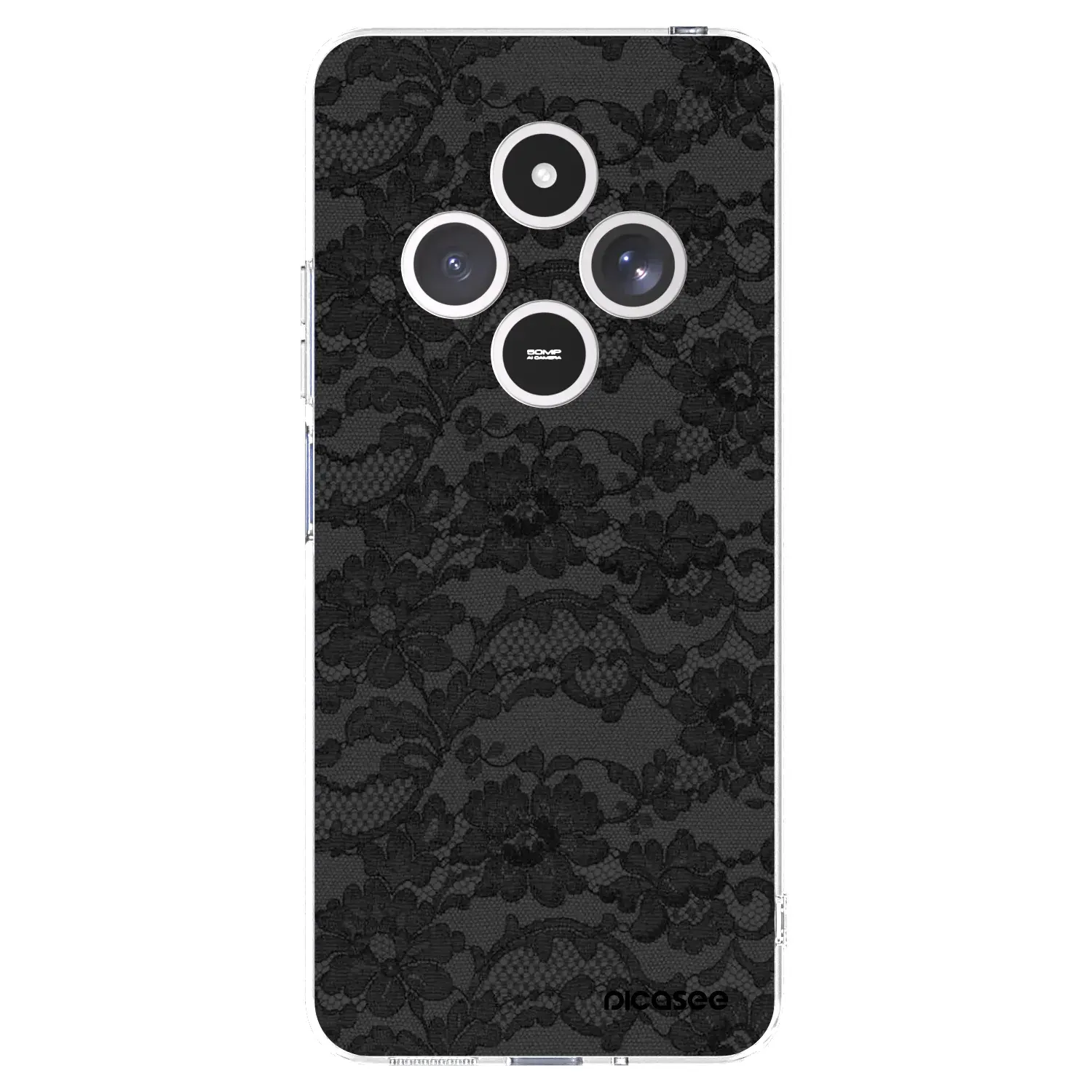 Silikonový průhledný obal pro Xiaomi Redmi 14C - Dark Elegance