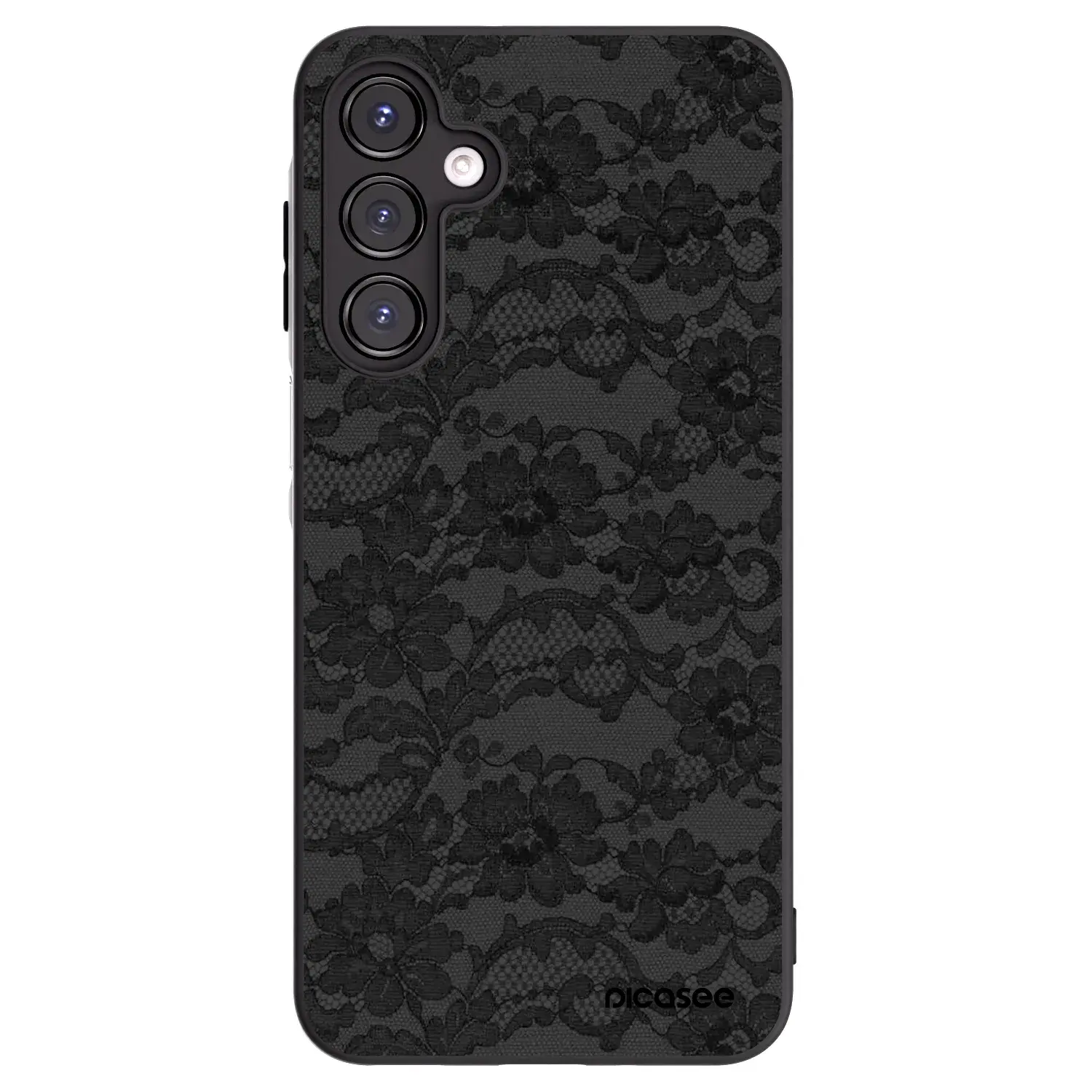 Silikonový černý obal pro Samsung Galaxy A16 5G - Dark Elegance