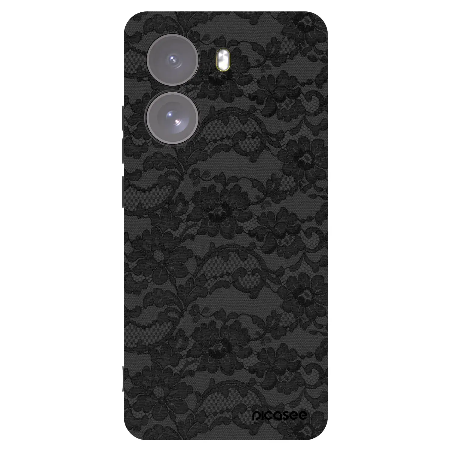 Silikonový černý obal pro Xiaomi Poco X7 - Dark Elegance