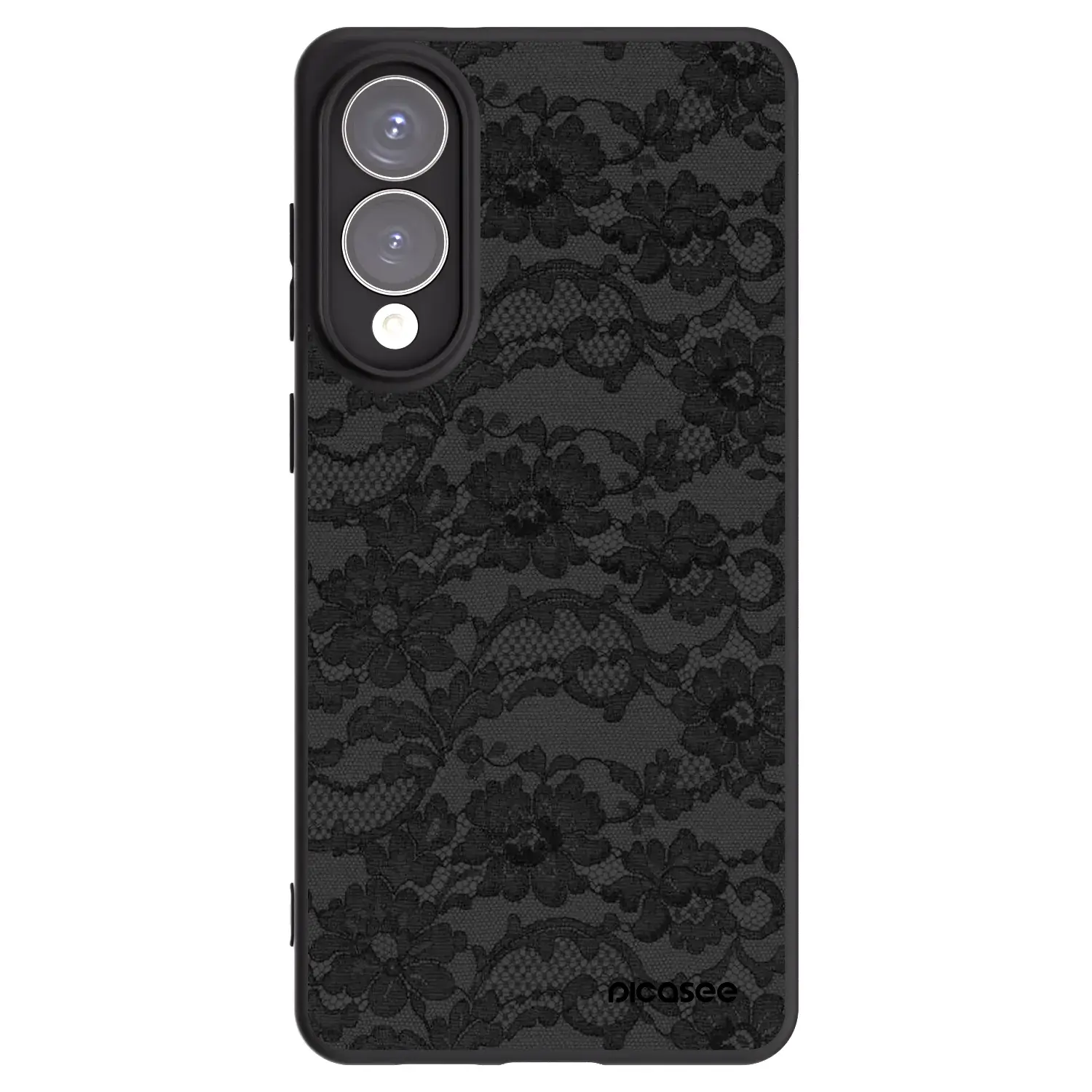 Silikonový černý obal pro Samsung Galaxy S25 Edge 5G - Dark Elegance