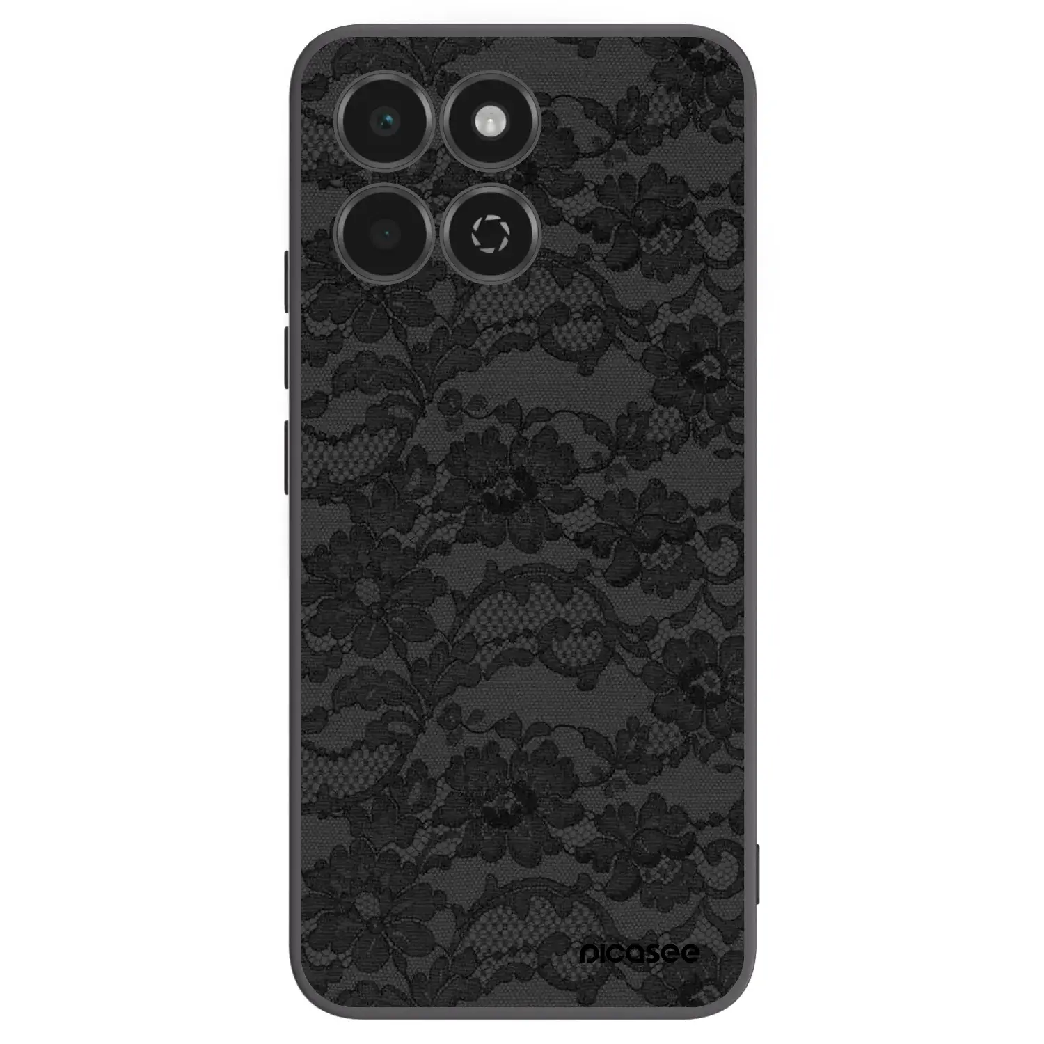 Silikonový černý obal pro Honor 200 Smart 5G - Dark Elegance