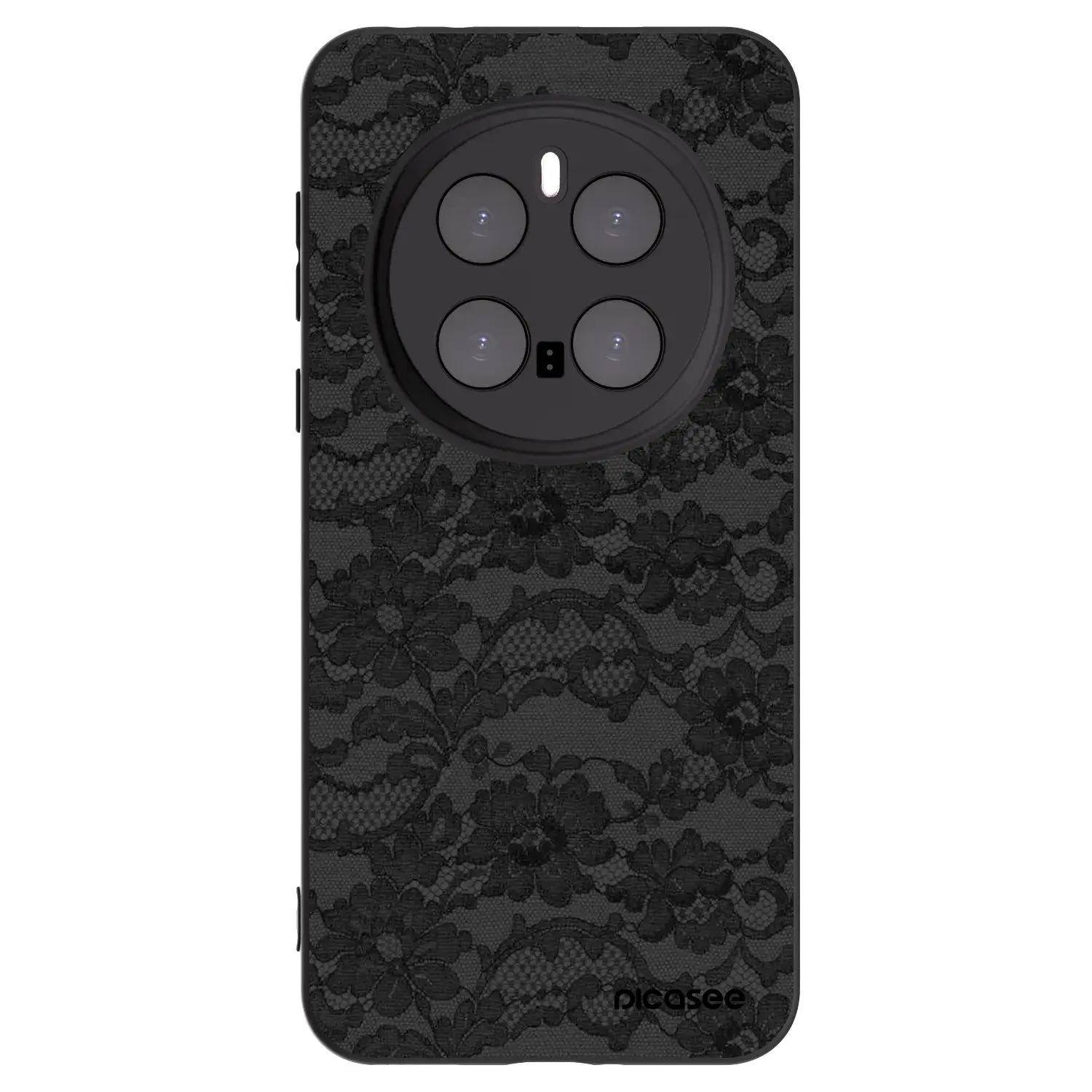 Silikonový černý obal pro Honor Magic7 Pro 5G - Dark Elegance