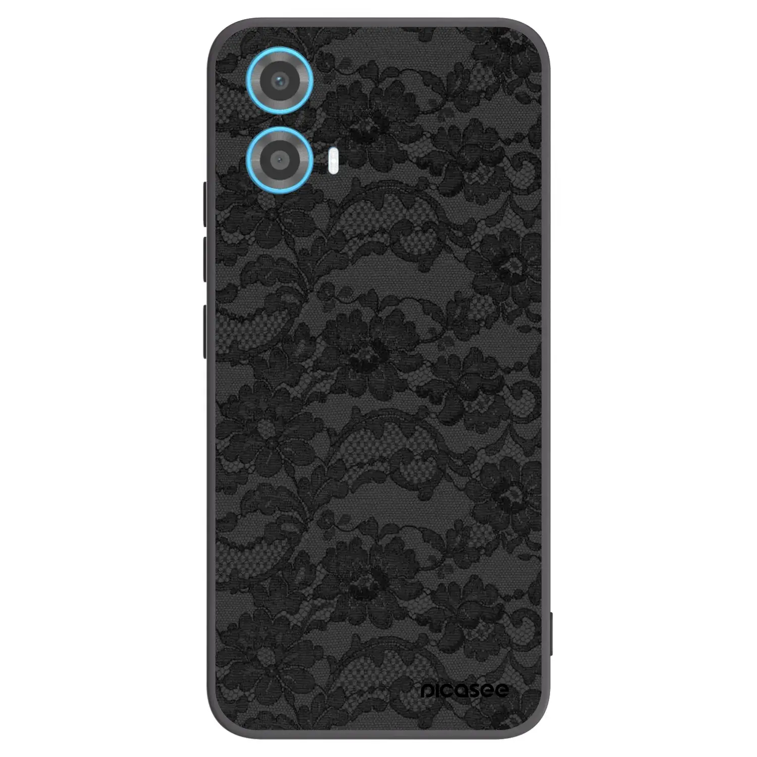 Silikonový černý obal pro Motorola Moto G34 5G - Dark Elegance