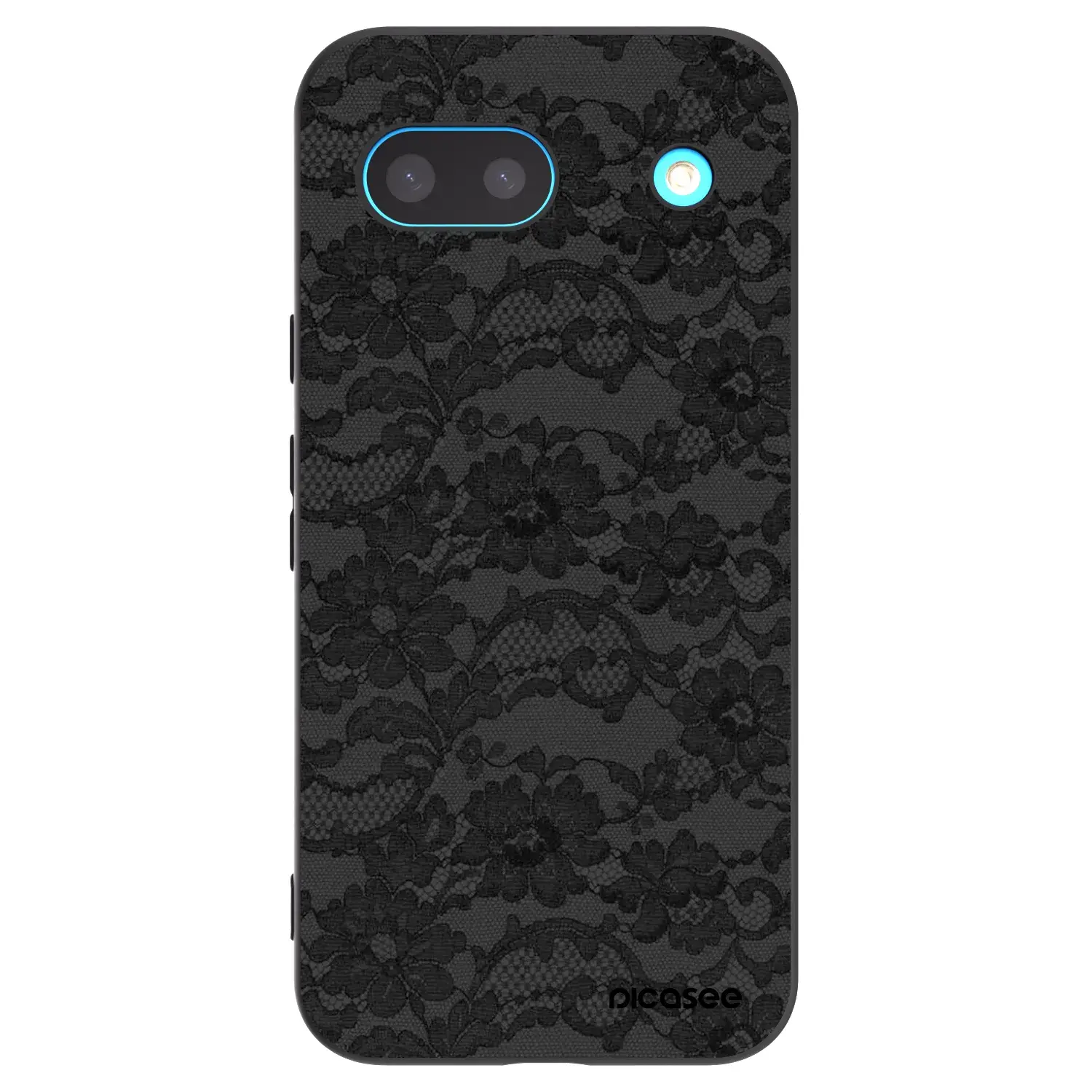 Silikonový černý obal pro Google Pixel 8 - Dark Elegance
