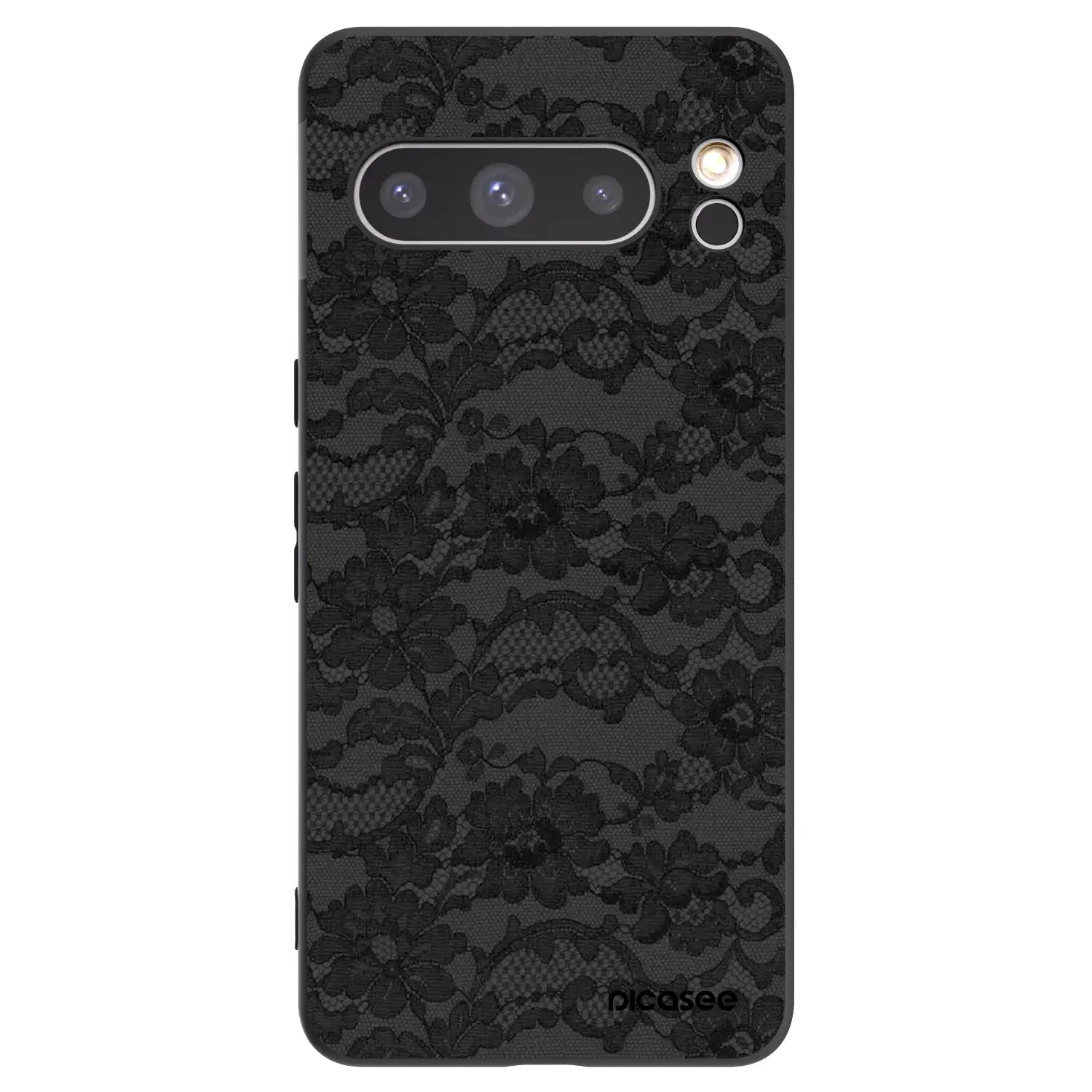 Silikonový černý obal pro Google Pixel 8 Pro - Dark Elegance