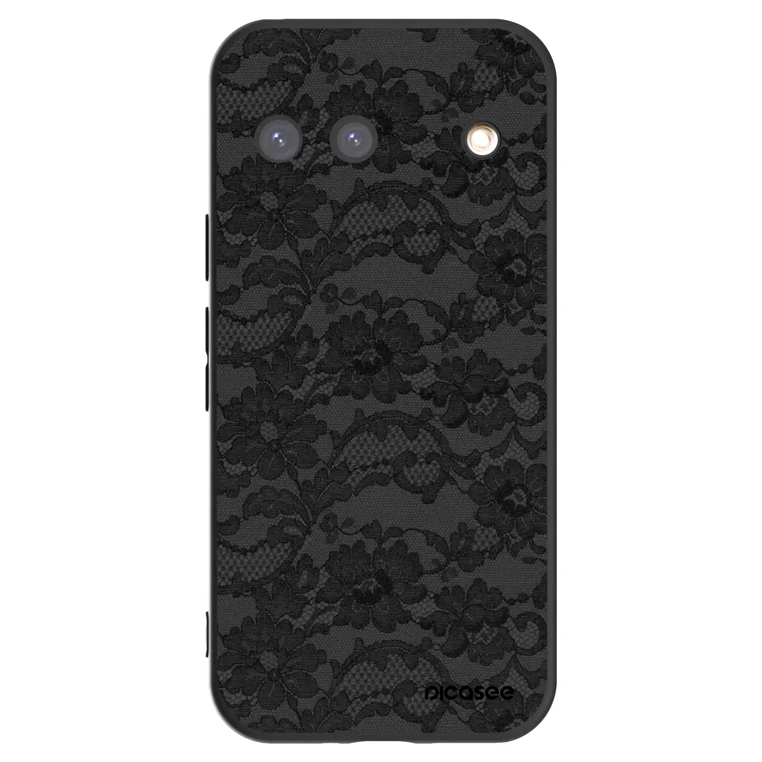 Silikonový černý obal pro Google Pixel 9 - Dark Elegance