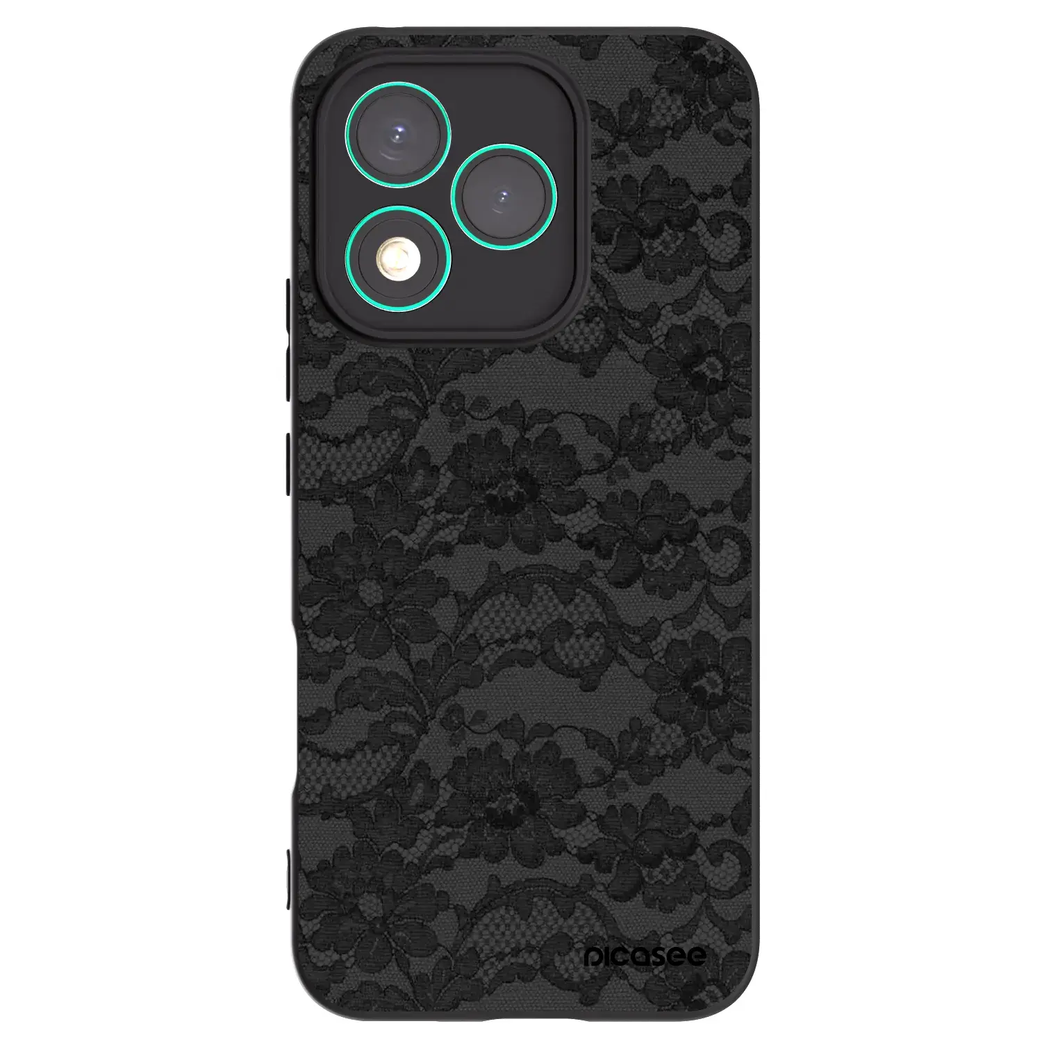 Silikonový černý obal pro Honor 400 Lite 5G - Dark Elegance