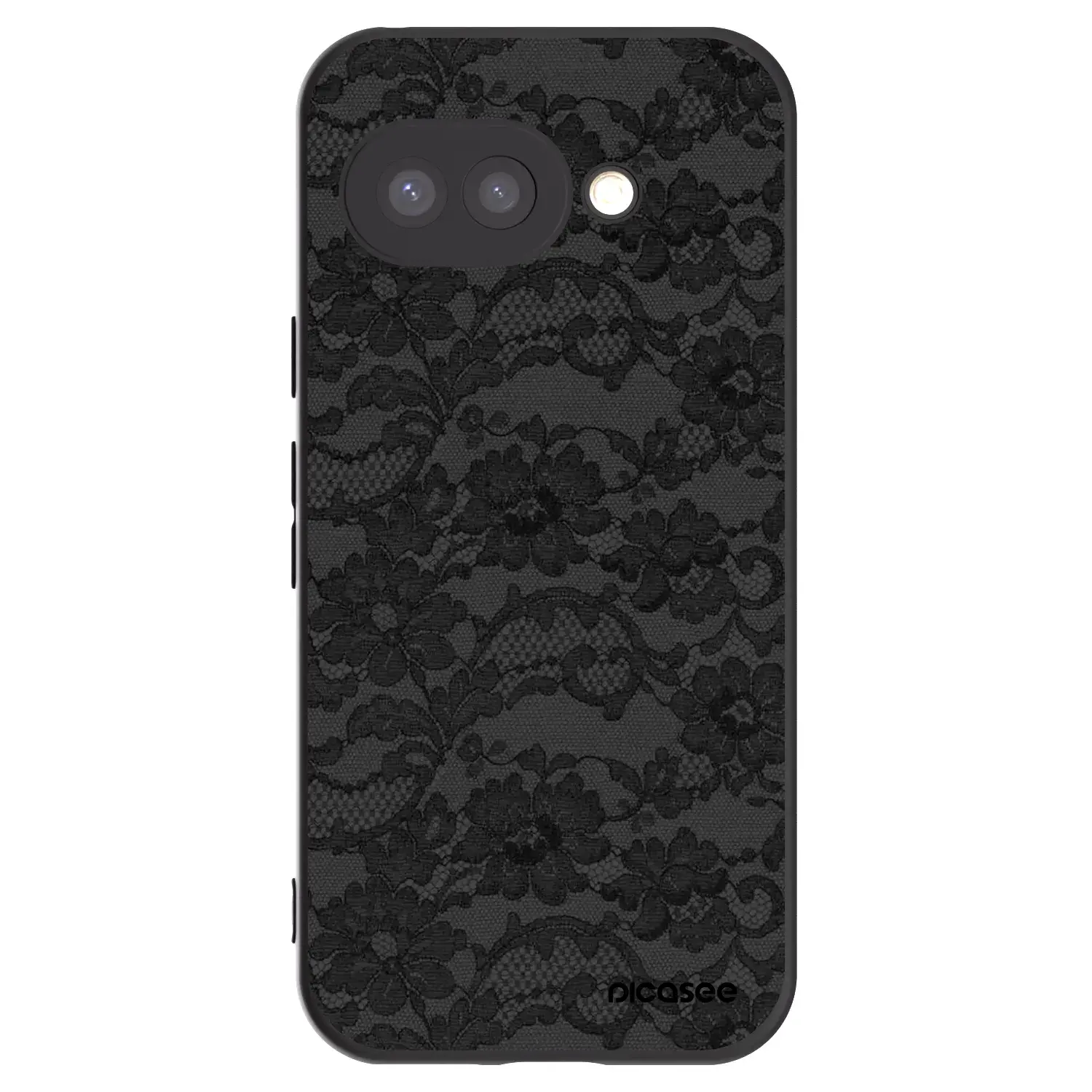 Silikonový černý obal pro Google Pixel 9a - Dark Elegance