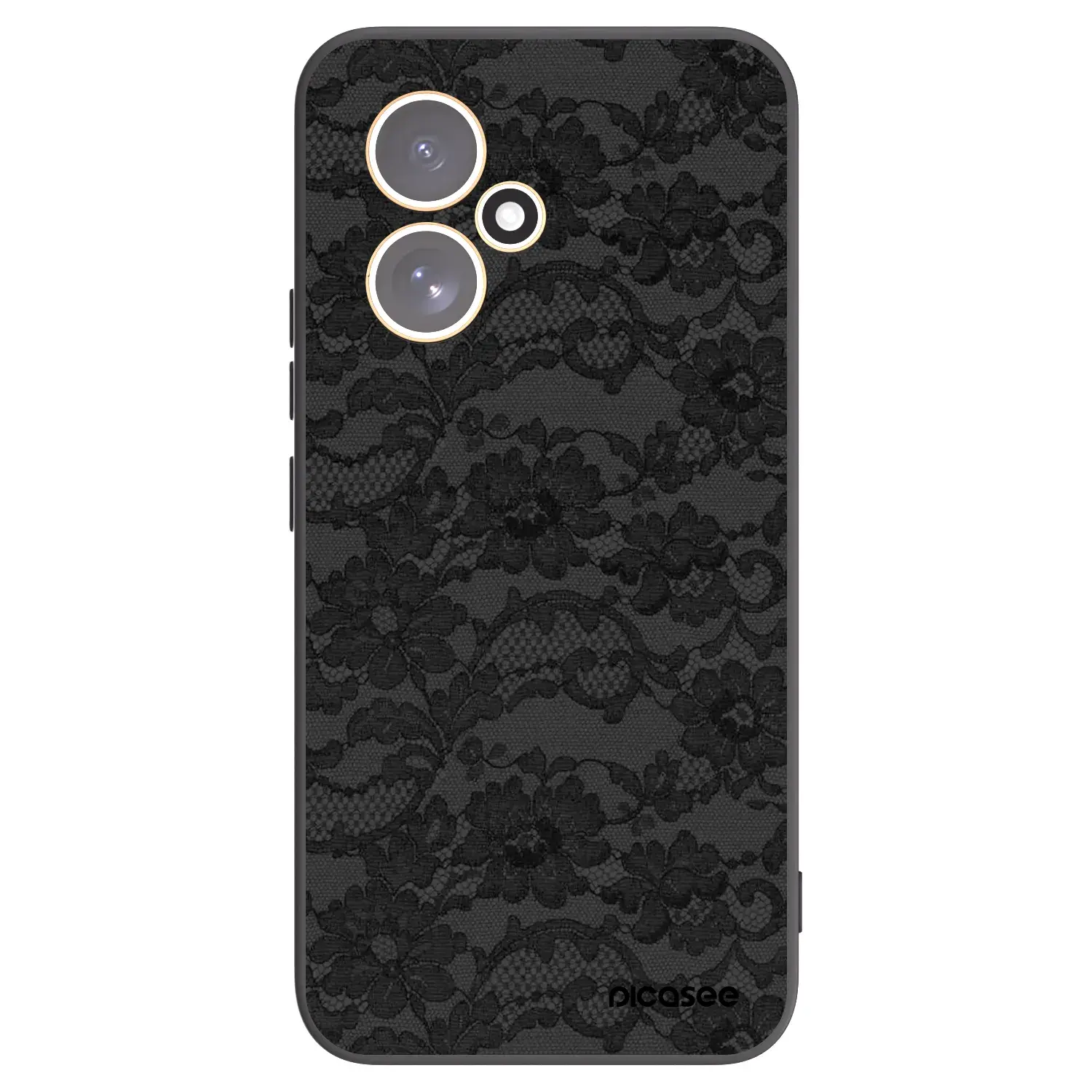Silikonový černý obal pro Honor 400 5G - Dark Elegance