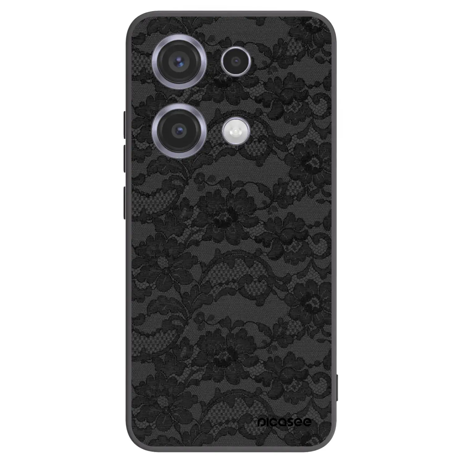Silikonový černý obal pro Xiaomi Redmi Note 14S - Dark Elegance
