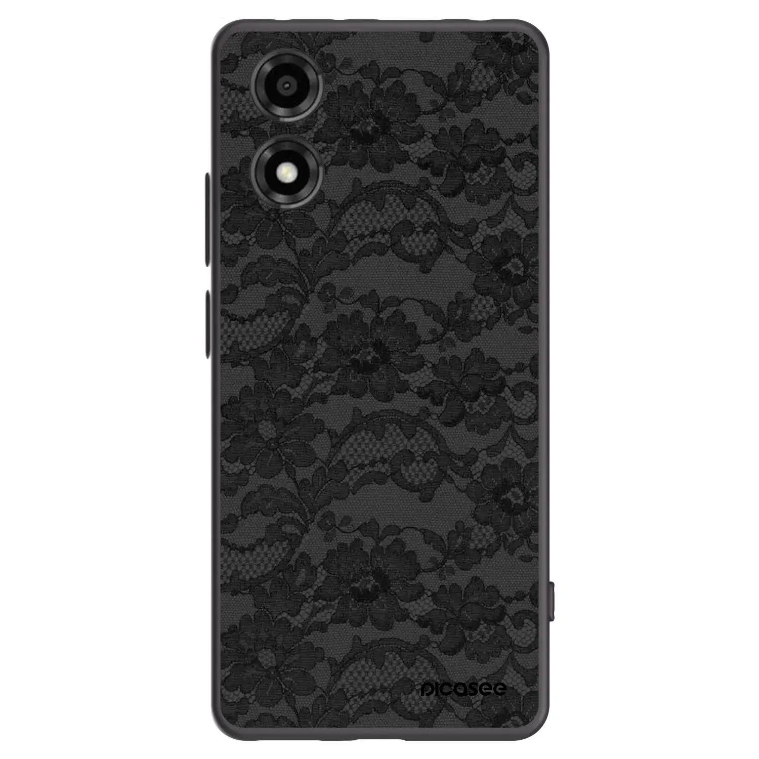 Silikonový černý obal pro Motorola Moto E14 - Dark Elegance