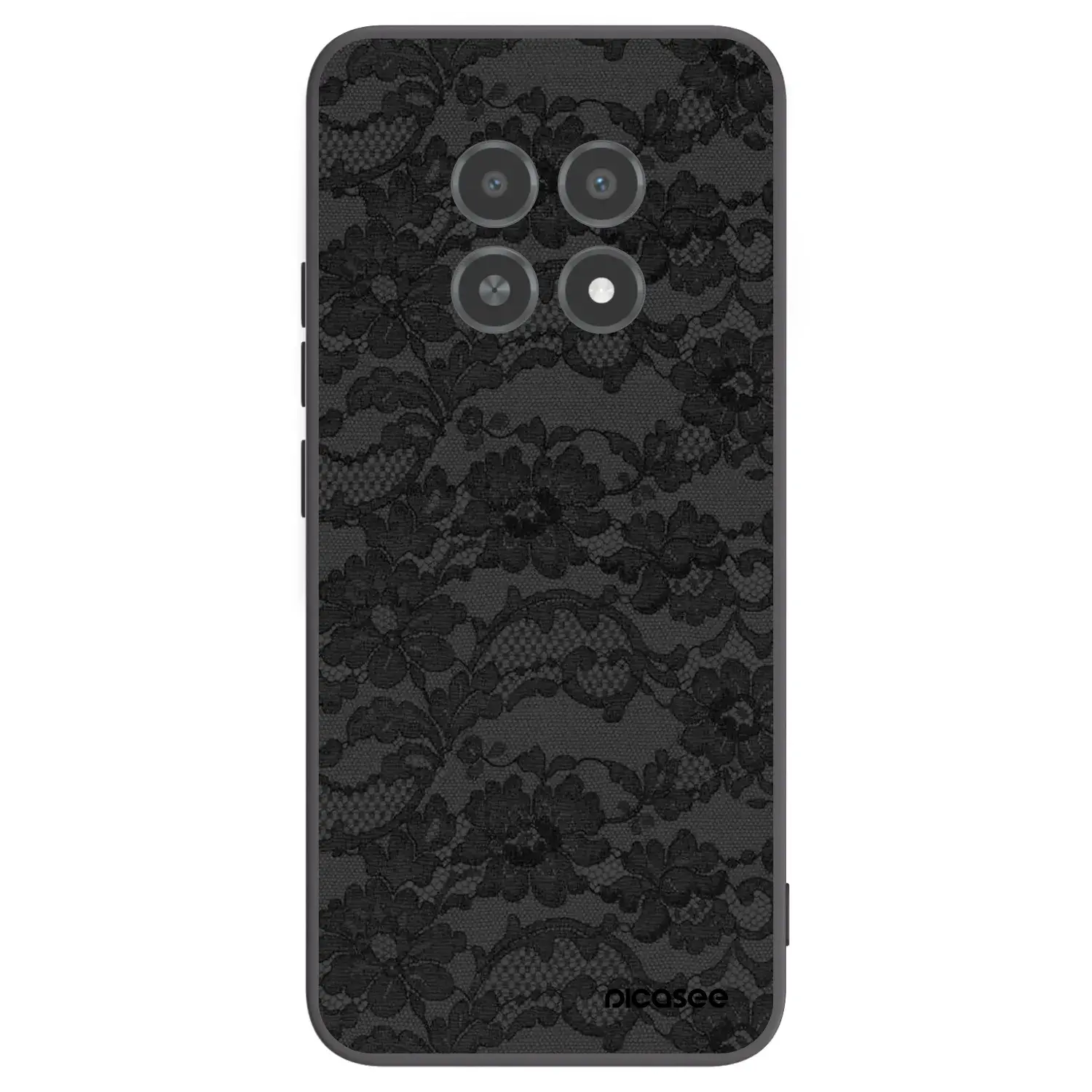 Silikonový černý obal pro Realme 12X - Dark Elegance