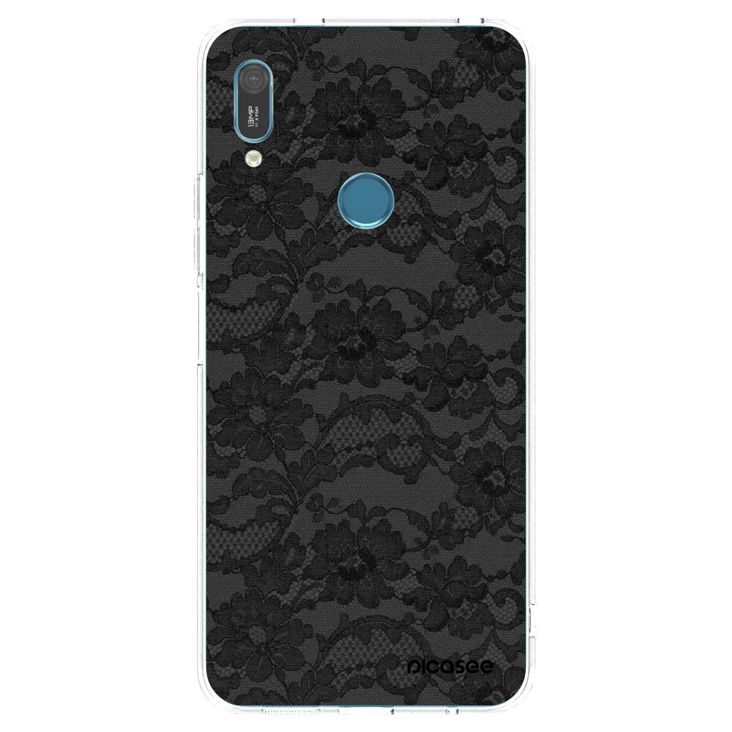 Silikonový průhledný obal pro Huawei Y6 2019 - Dark Elegance
