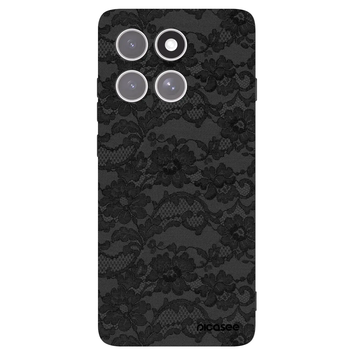 Silikonový černý obal pro Motorola Edge 60 Pro - Dark Elegance