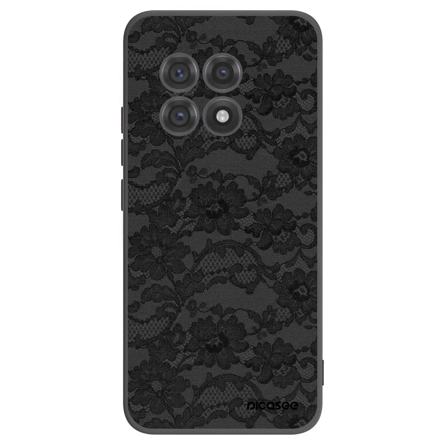 Silikonový černý obal pro OnePlus 13R 5G - Dark Elegance