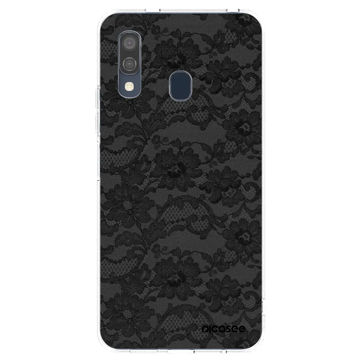 Silikonový průhledný obal pro Samsung Galaxy A40 A405F - Dark Elegance