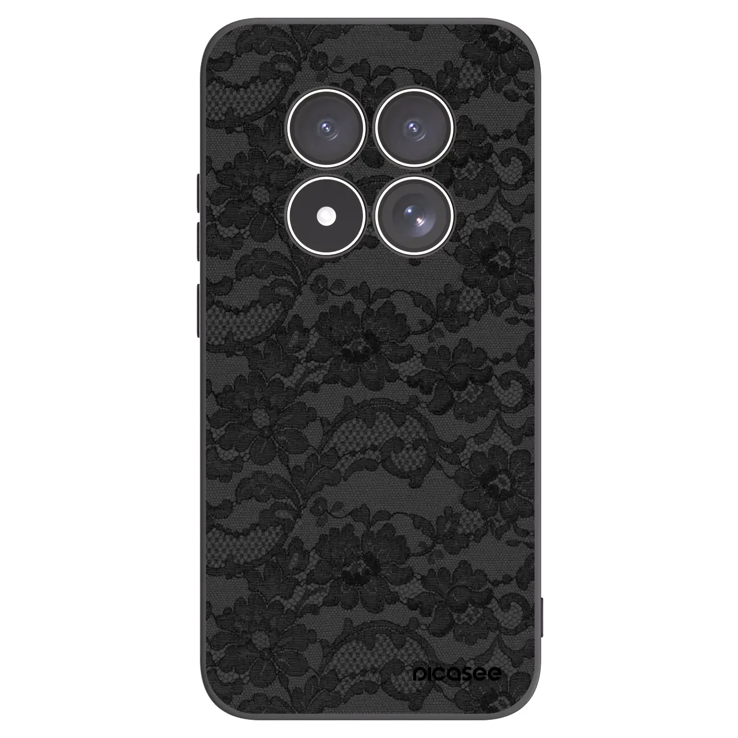 Silikonový černý obal pro Xiaomi Redmi Note 15 Pro 4G - Dark Elegance