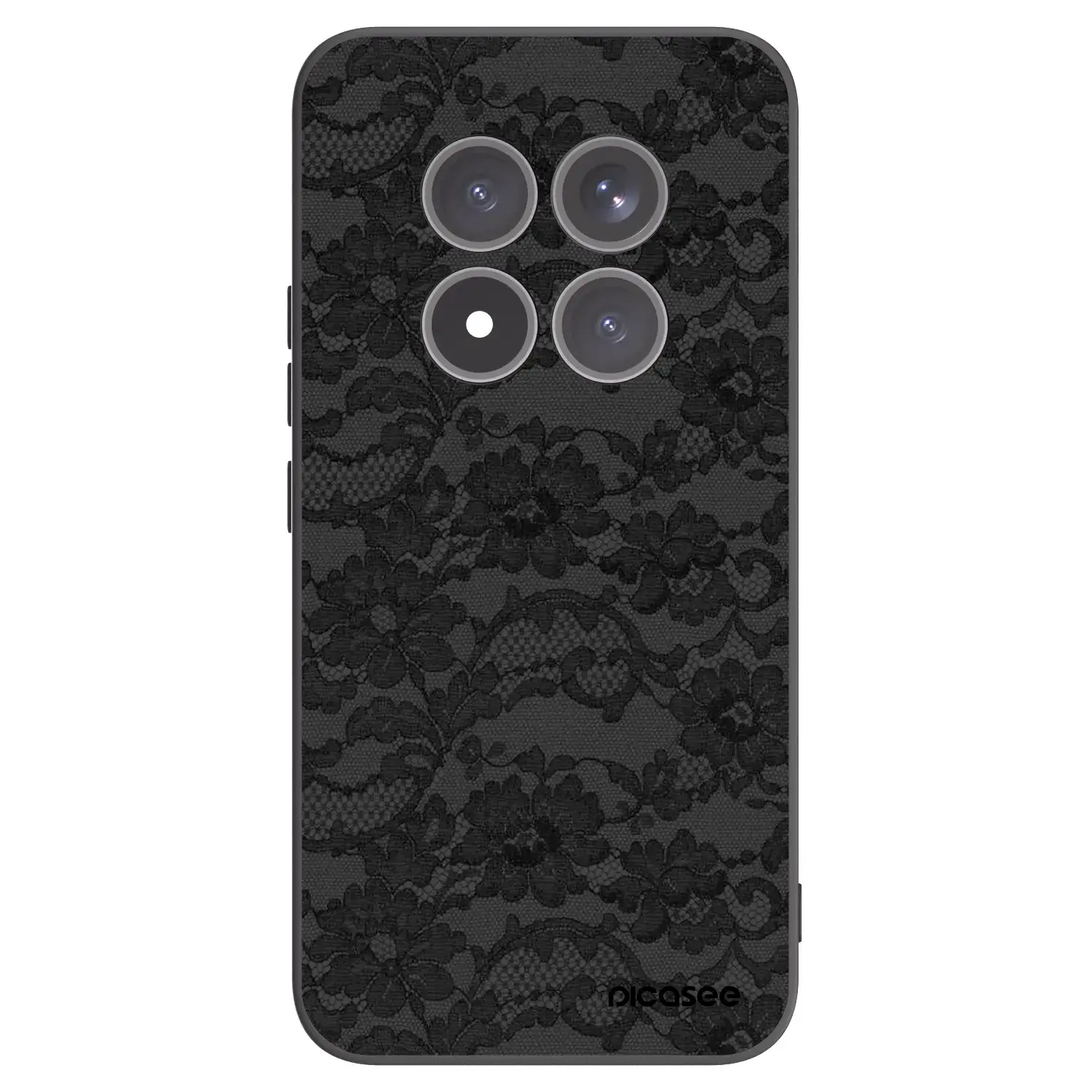 Silikonový černý obal pro Xiaomi Redmi Note 15 Pro+ - Dark Elegance