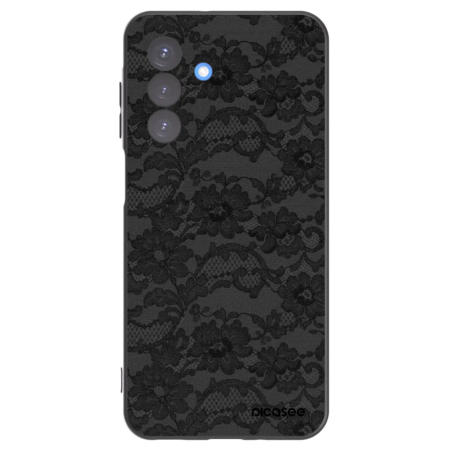 Silikonový černý obal pro Samsung Galaxy A17 5G - Dark Elegance