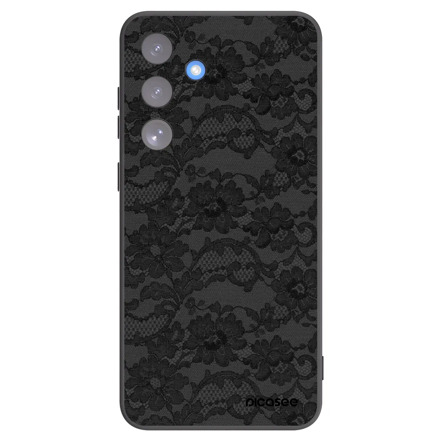Silikonový černý obal pro Samsung Galaxy S25 FE 5G - Dark Elegance