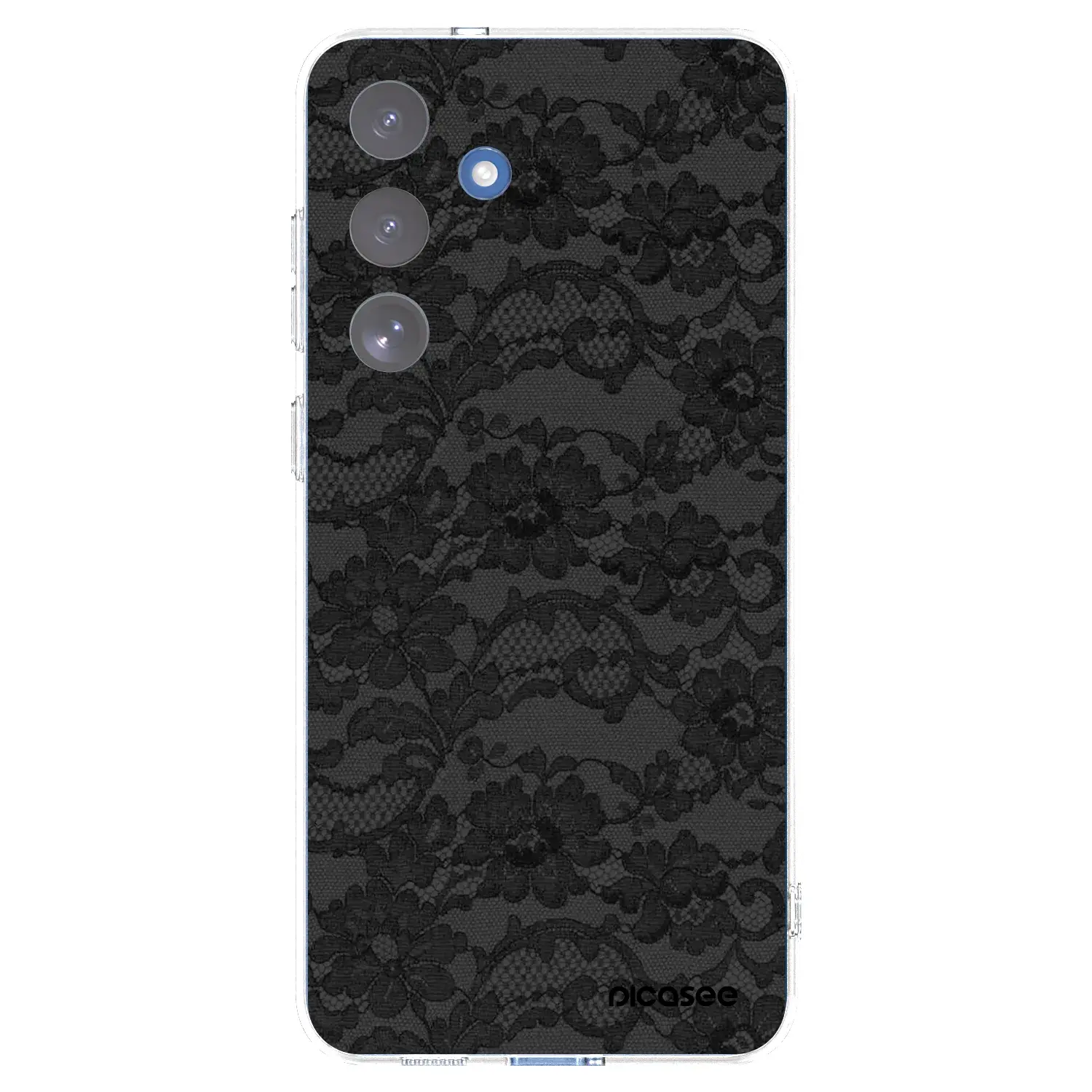 Silikonový průhledný obal pro Samsung Galaxy S25 FE 5G - Dark Elegance