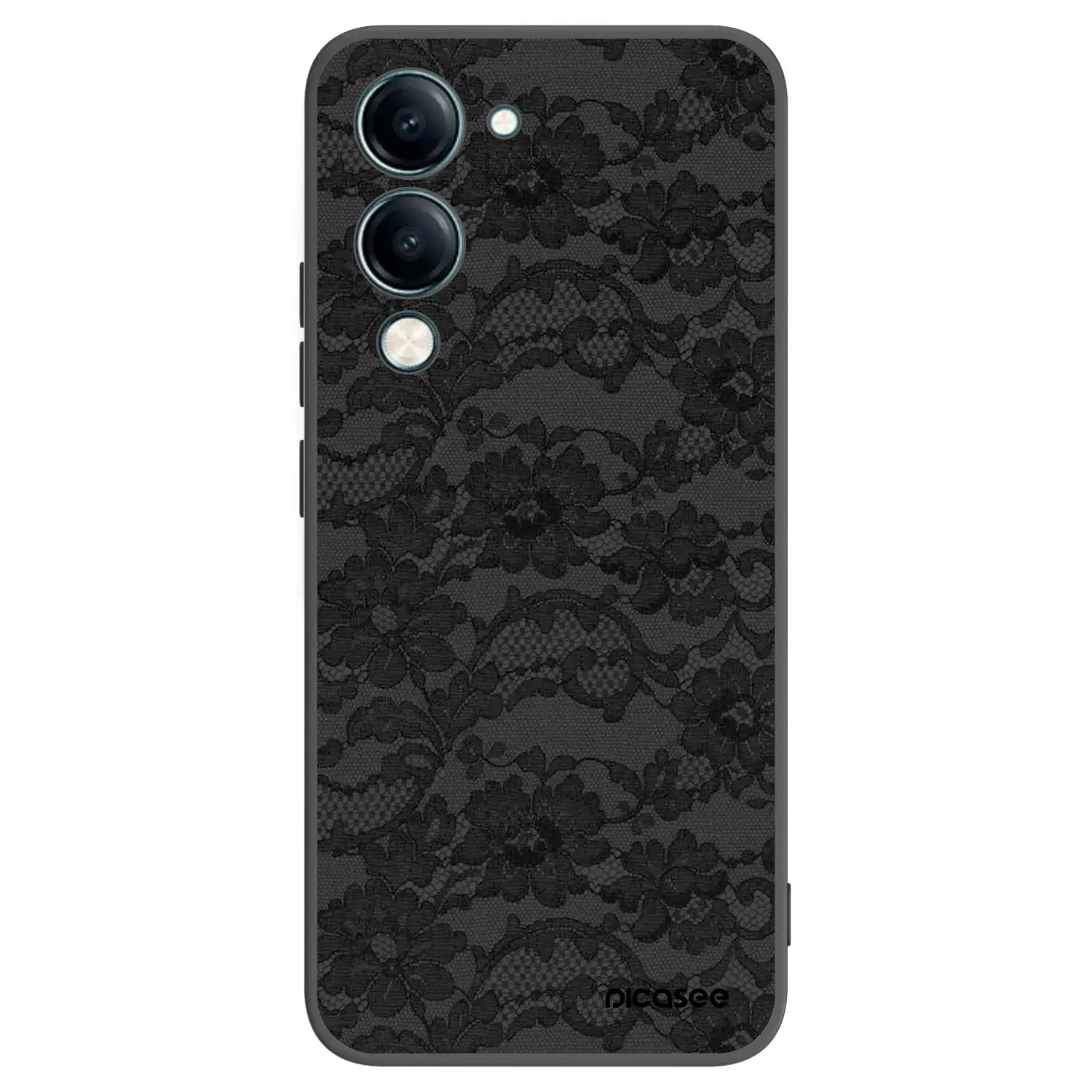 Silikonový černý obal pro Vivo Y29s 5G - Dark Elegance