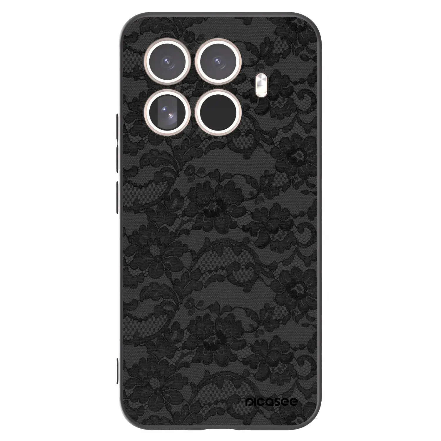 Silikonový černý obal pro Xiaomi 15T Pro - Dark Elegance