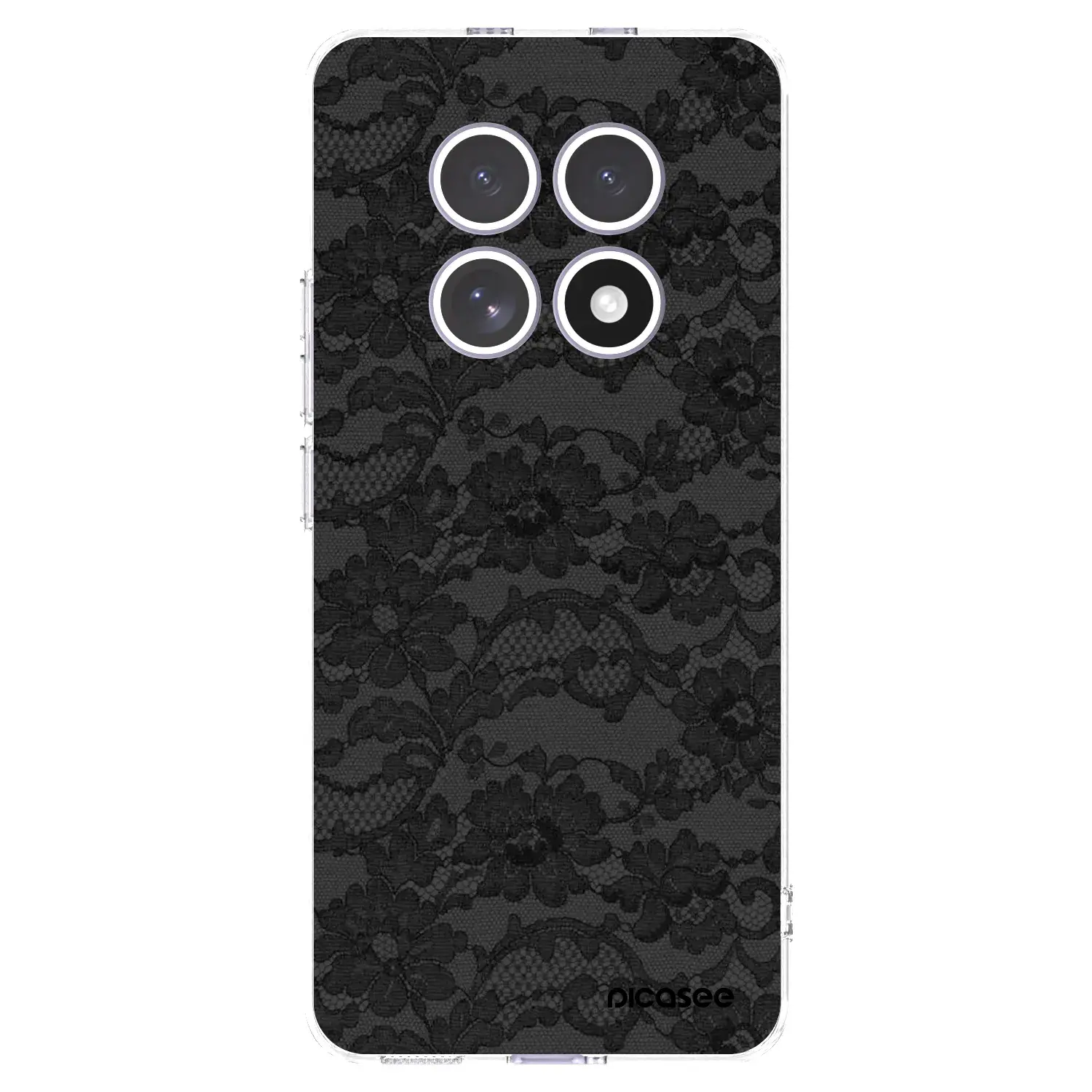 Silikonový průhledný obal pro Xiaomi Redmi Note 15 4G - Dark Elegance