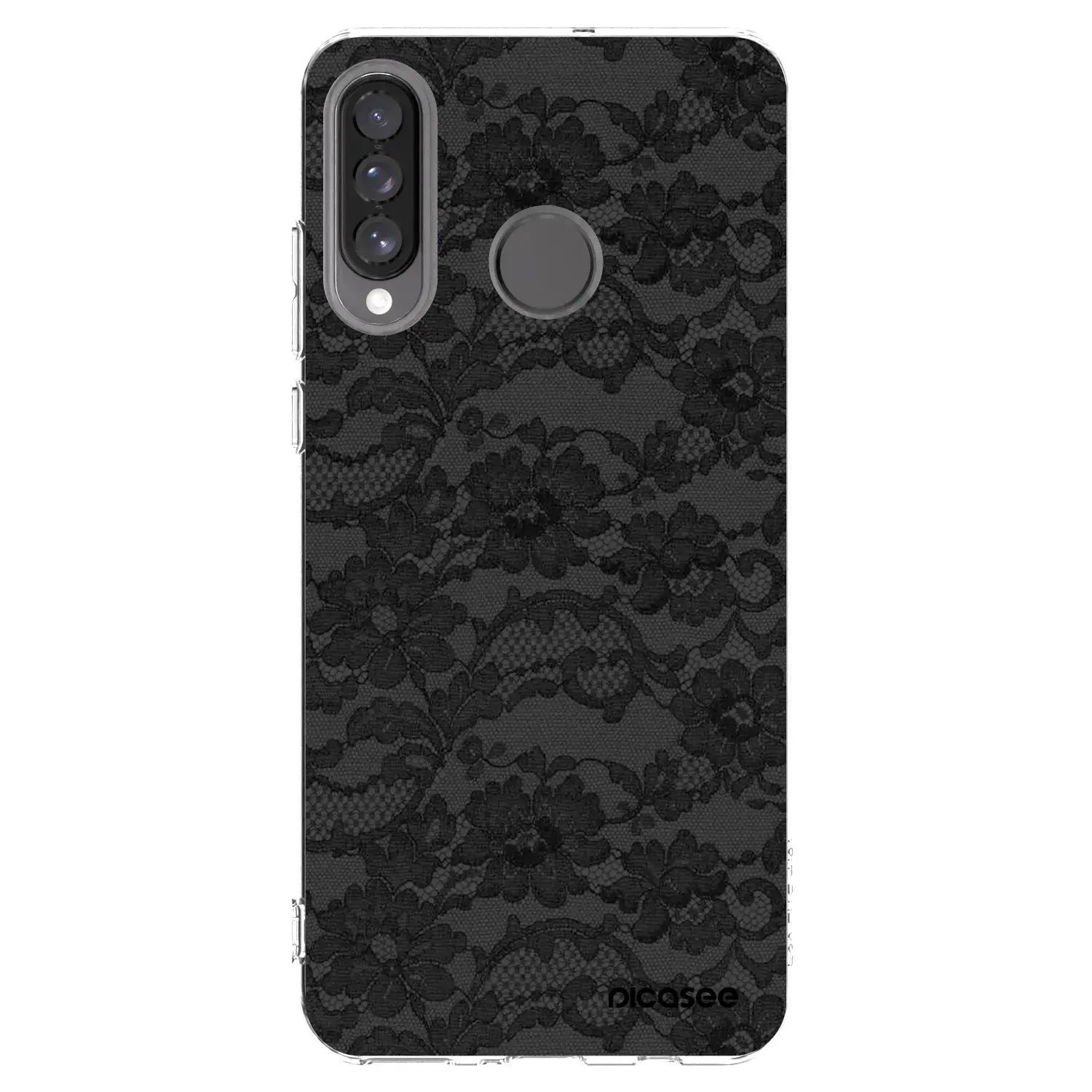 Silikonový průhledný obal pro Huawei P30 Lite - Dark Elegance