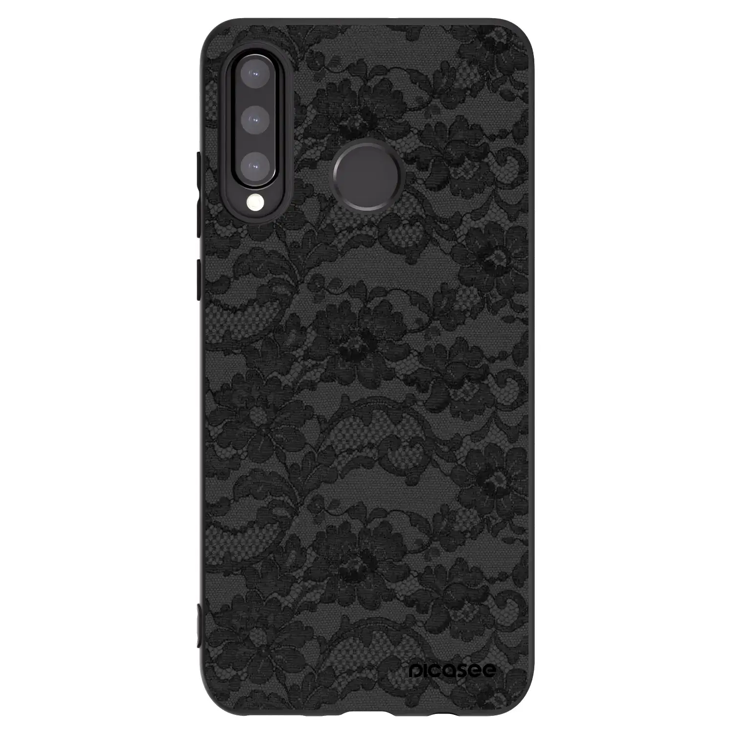 Silikonový černý obal pro Huawei P30 Lite - Dark Elegance
