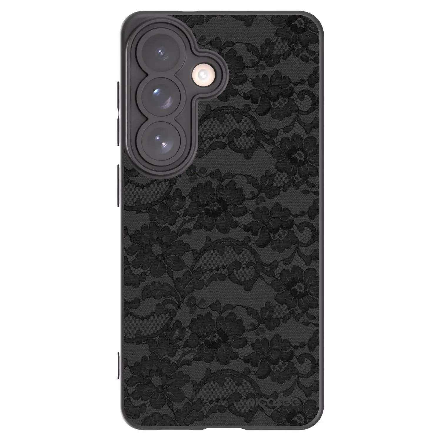 Silikonový černý obal pro Samsung Galaxy S26 - Dark Elegance