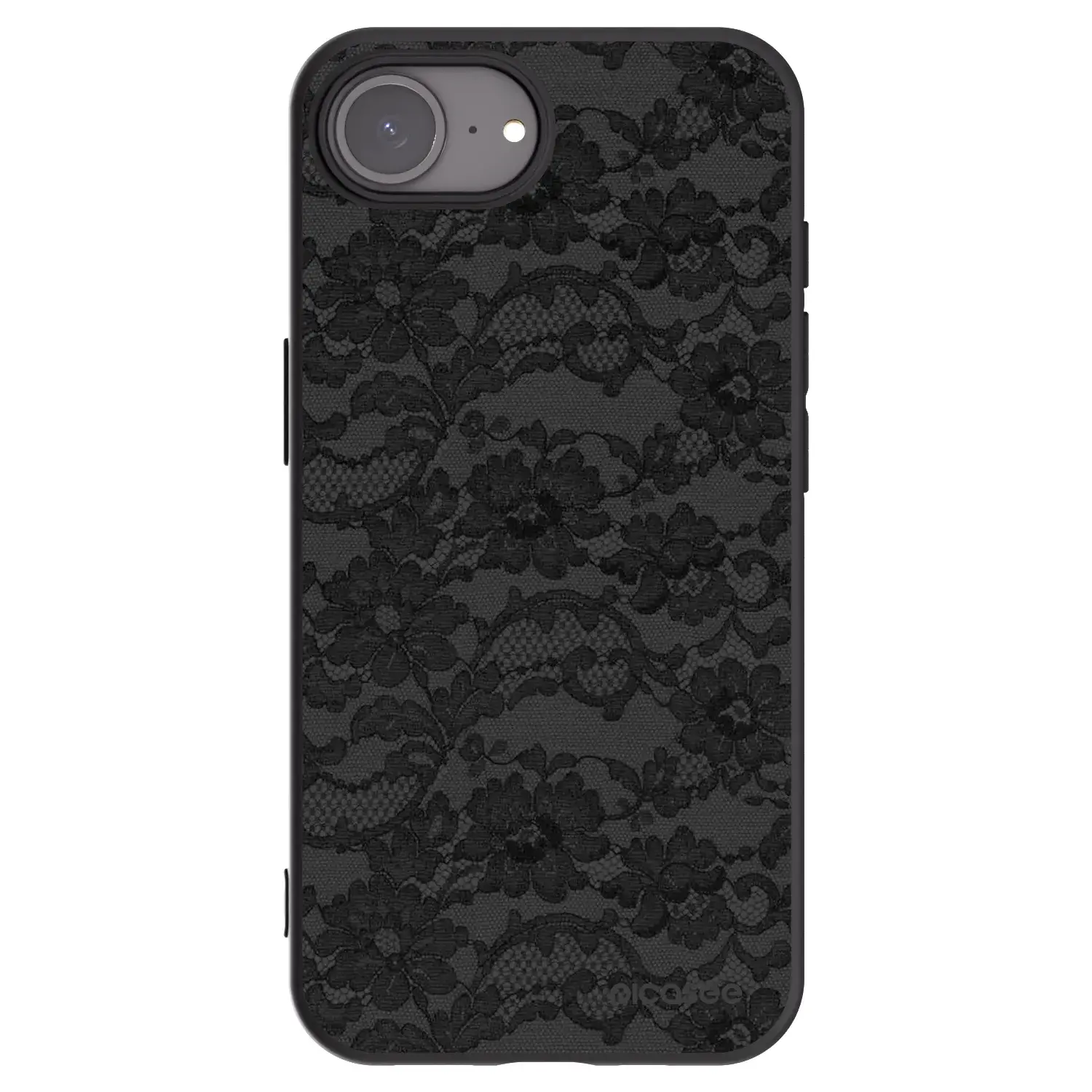 Silikonový černý obal pro Apple iPhone 17e - Dark Elegance