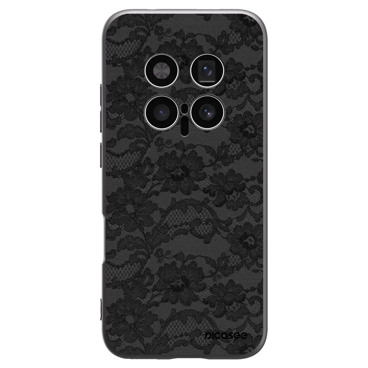 Silikonový černý obal pro Honor Magic8 Pro 5G - Dark Elegance
