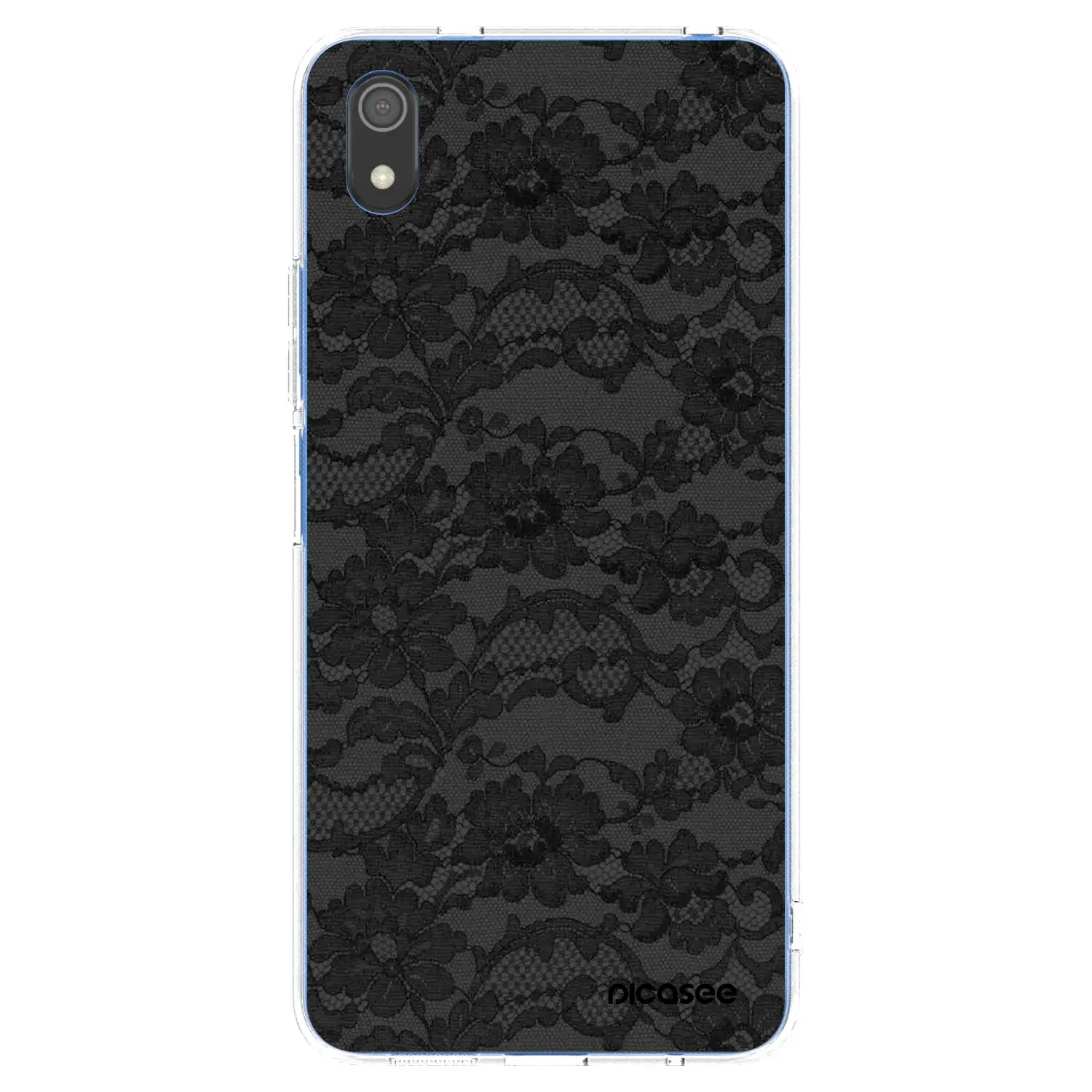 Silikonový průhledný obal pro Xiaomi Redmi 7A - Dark Elegance