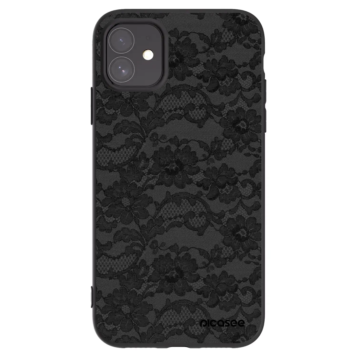 Silikonový černý obal pro Apple iPhone 11 - Dark Elegance