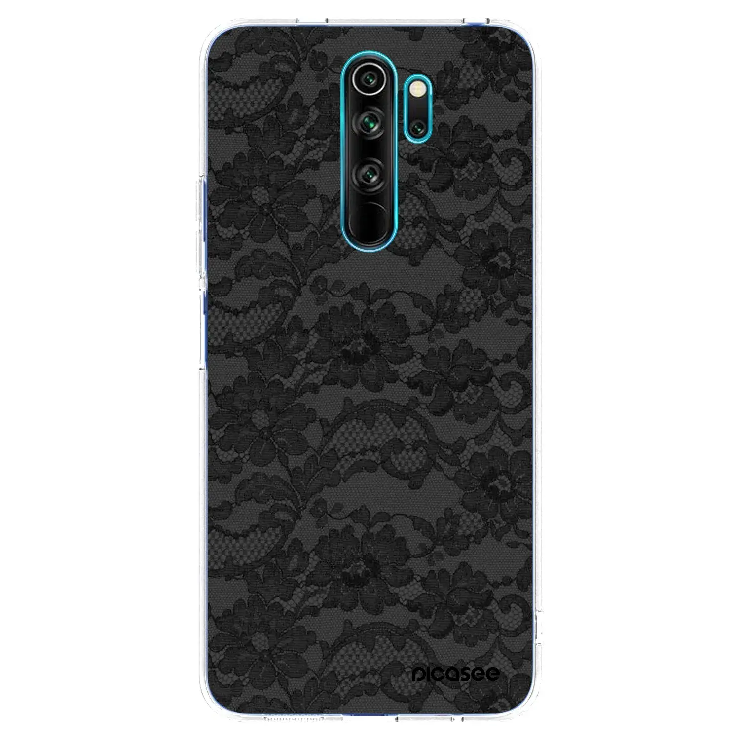 Silikonový průhledný obal pro Xiaomi Redmi Note 8 Pro - Dark Elegance