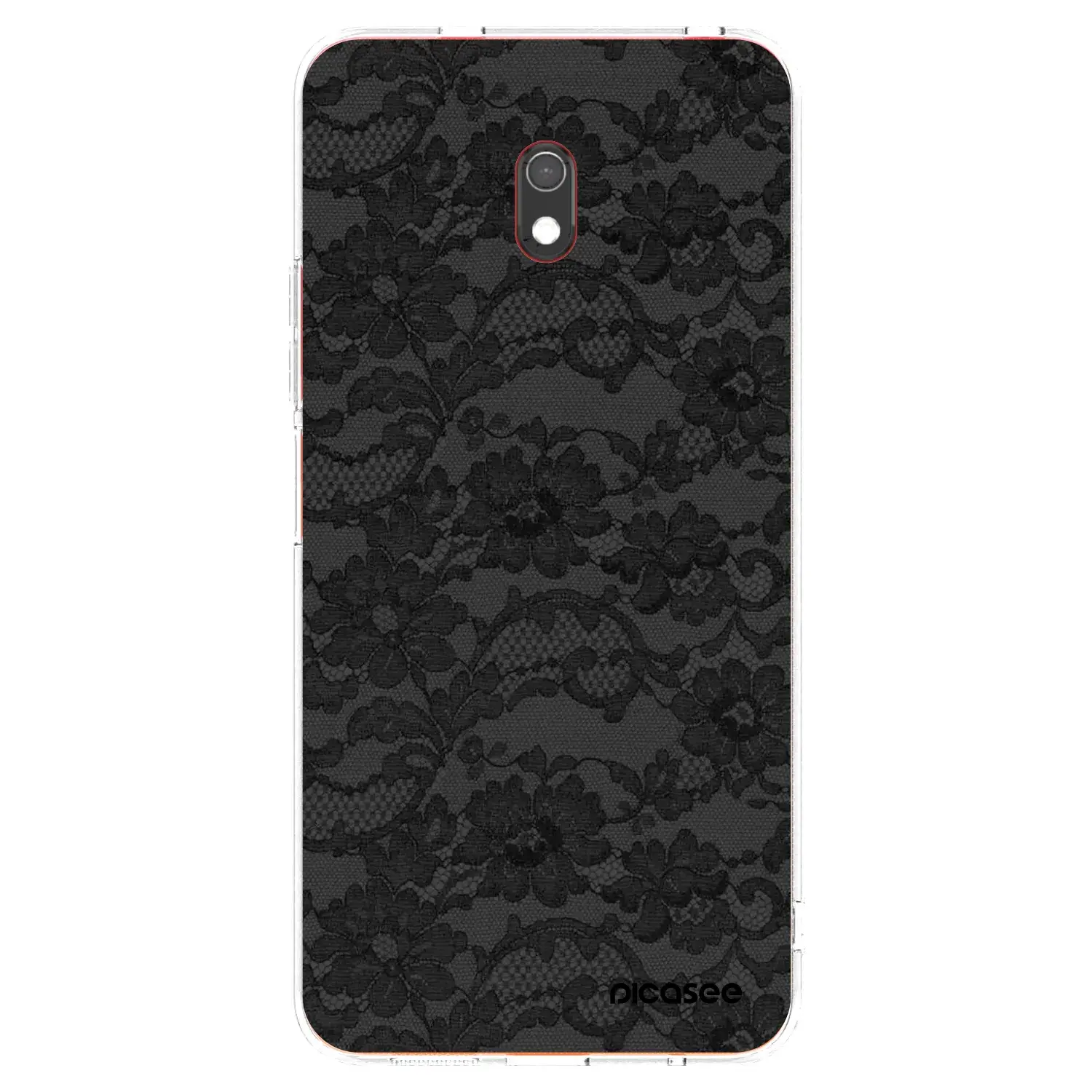 Silikonový průhledný obal pro Xiaomi Redmi 8A - Dark Elegance