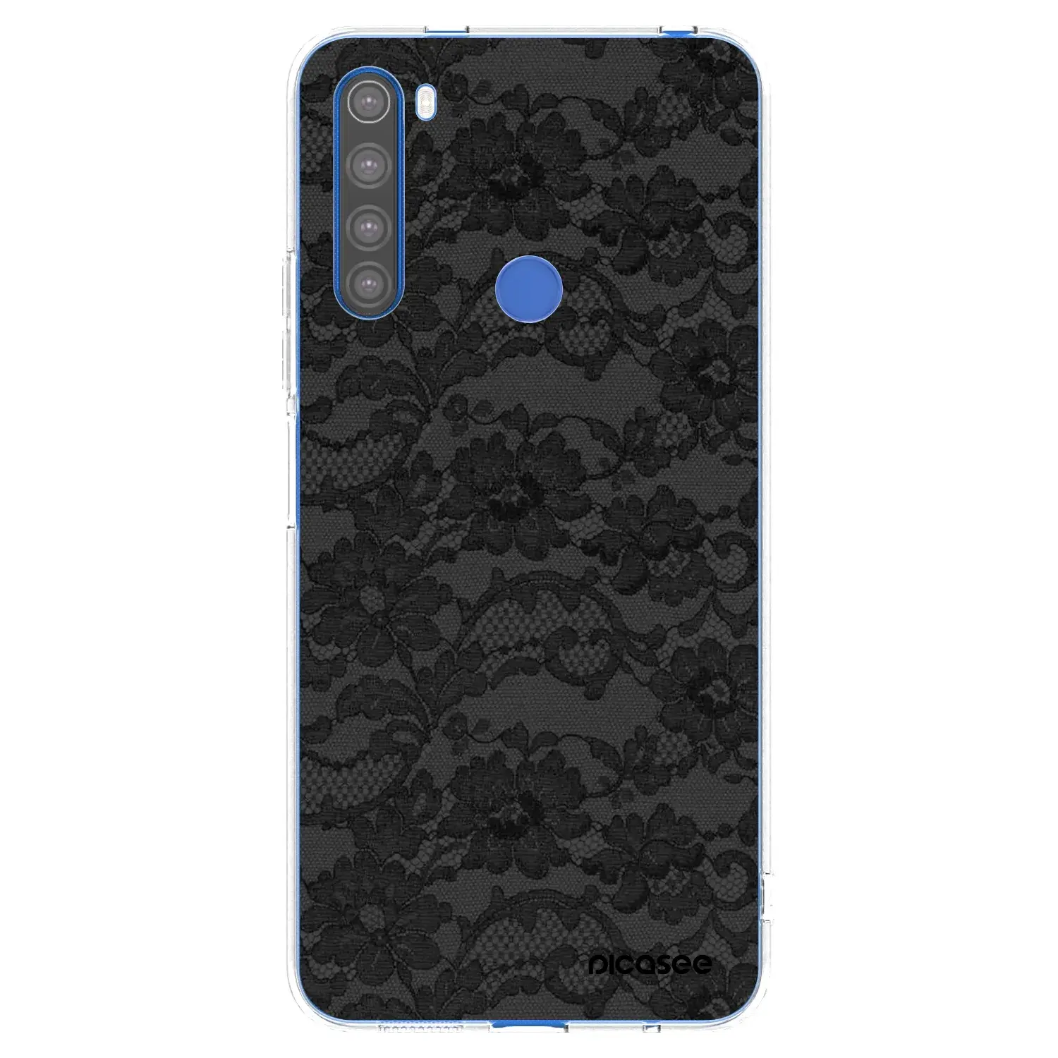 Silikonový průhledný obal pro Xiaomi Redmi Note 8T - Dark Elegance