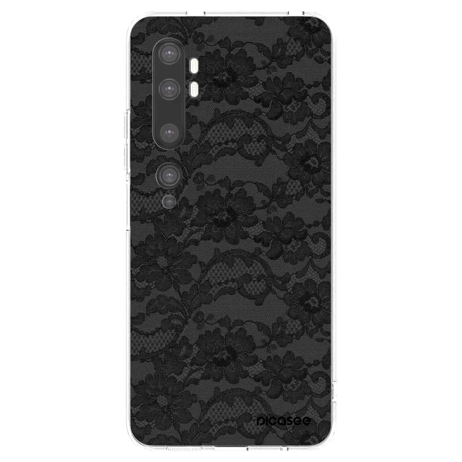Silikonový průhledný obal pro Xiaomi Mi Note 10 (Pro) - Dark Elegance