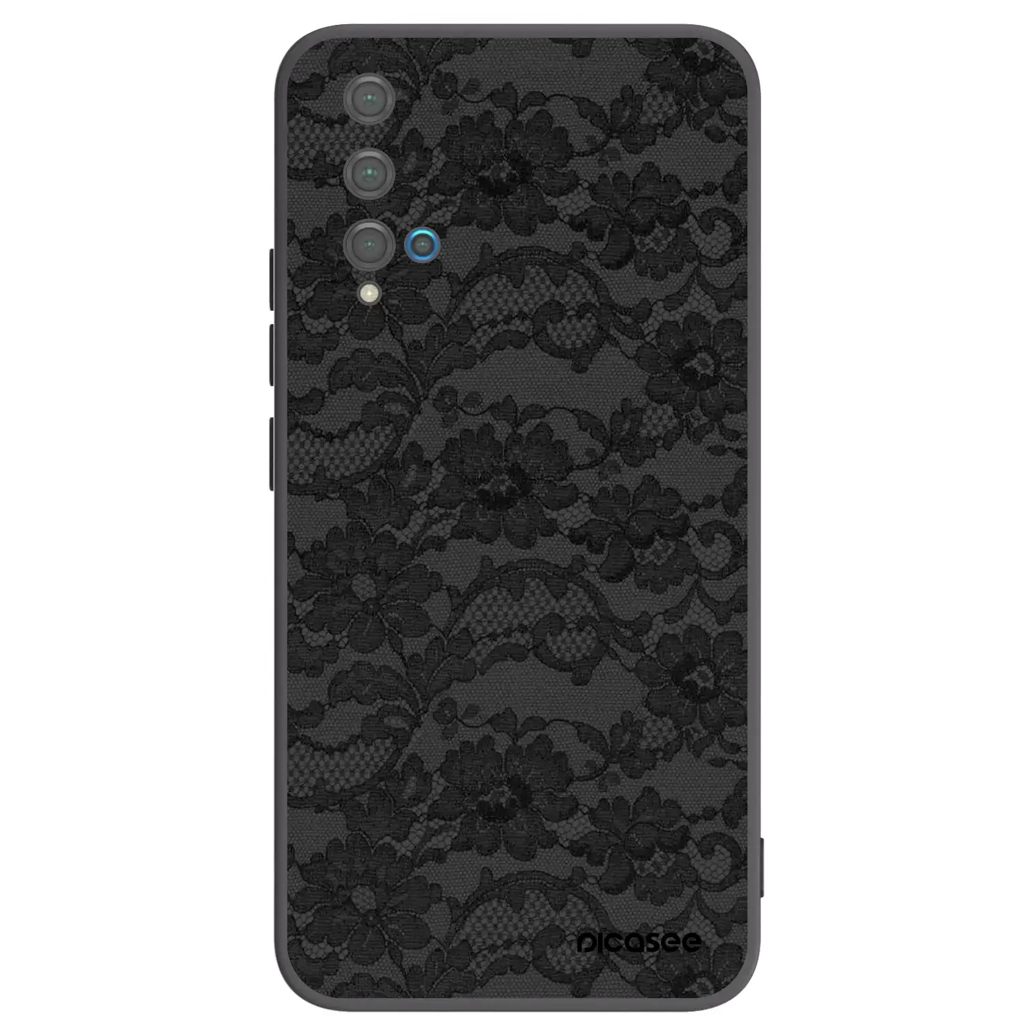 Silikonový černý obal pro Huawei Nova 5T - Dark Elegance
