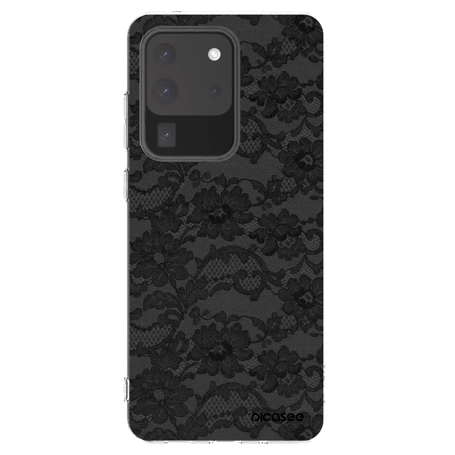 Silikonový průhledný obal pro Samsung Galaxy S20 Ultra 5G G988F - Dark Elegance