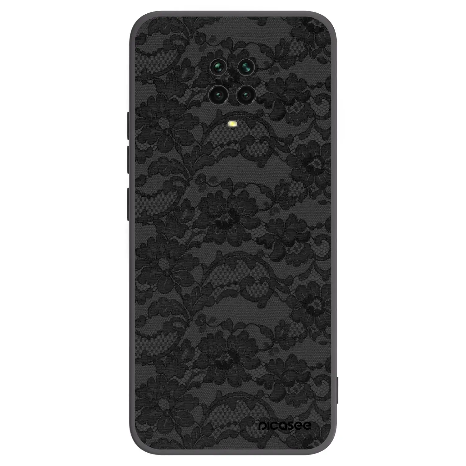 Silikonový černý obal pro Xiaomi Redmi Note 9 Pro - Dark Elegance