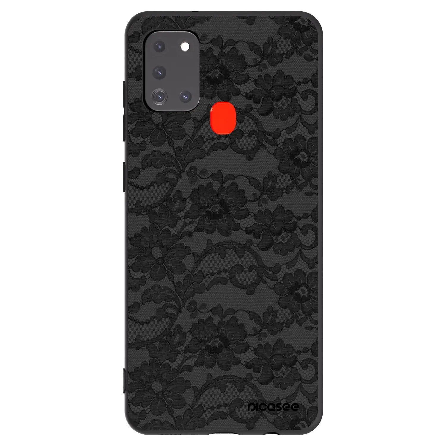 Silikonový černý obal pro Samsung Galaxy A21s - Dark Elegance