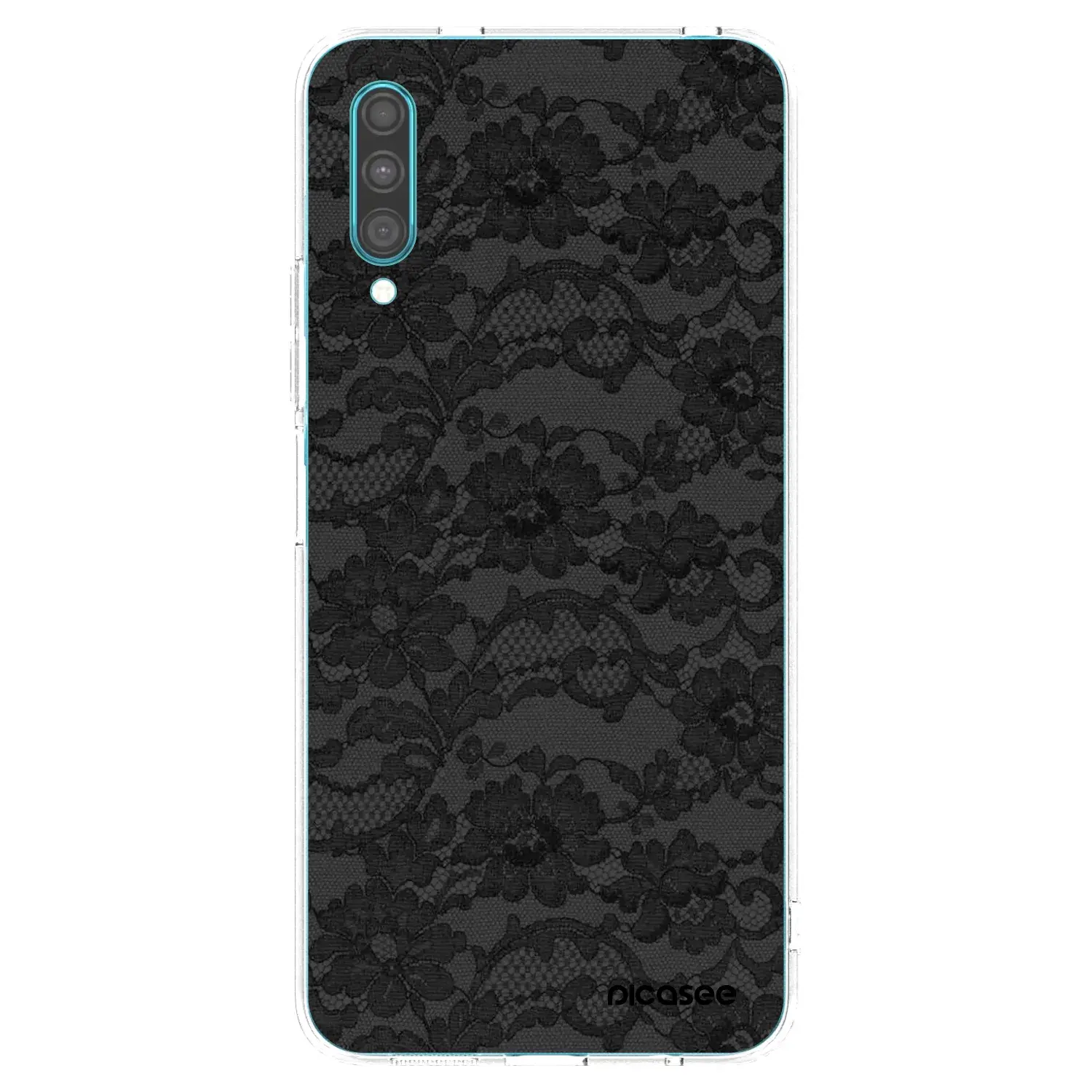 Silikonový průhledný obal pro Samsung Galaxy A30s A307F - Dark Elegance